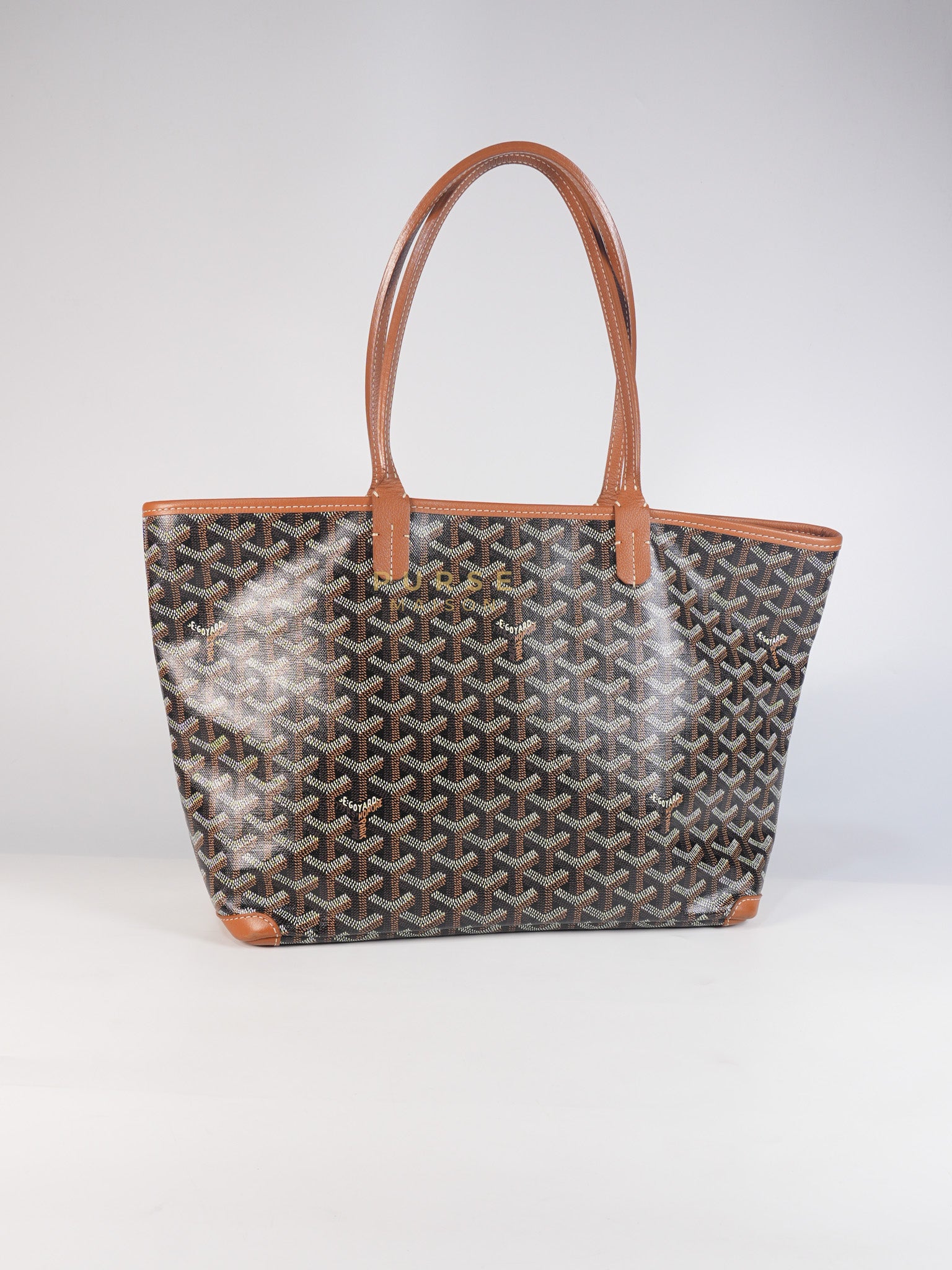 Artois PM Tan in Goyardine Canvas | Purse Maison Luxury Bags Shop