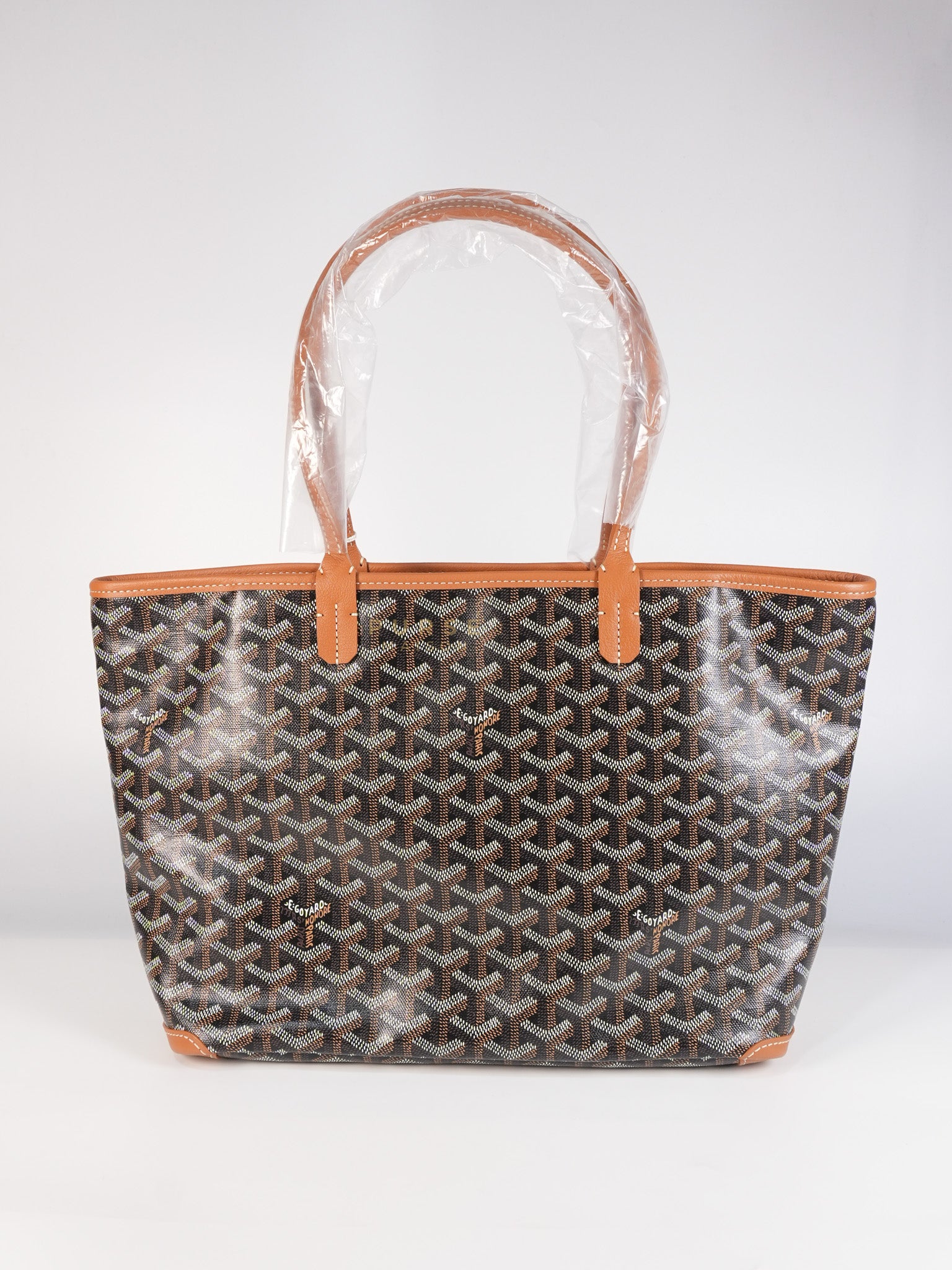 Artois PM Tan in Goyardine Canvas | Purse Maison Luxury Bags Shop