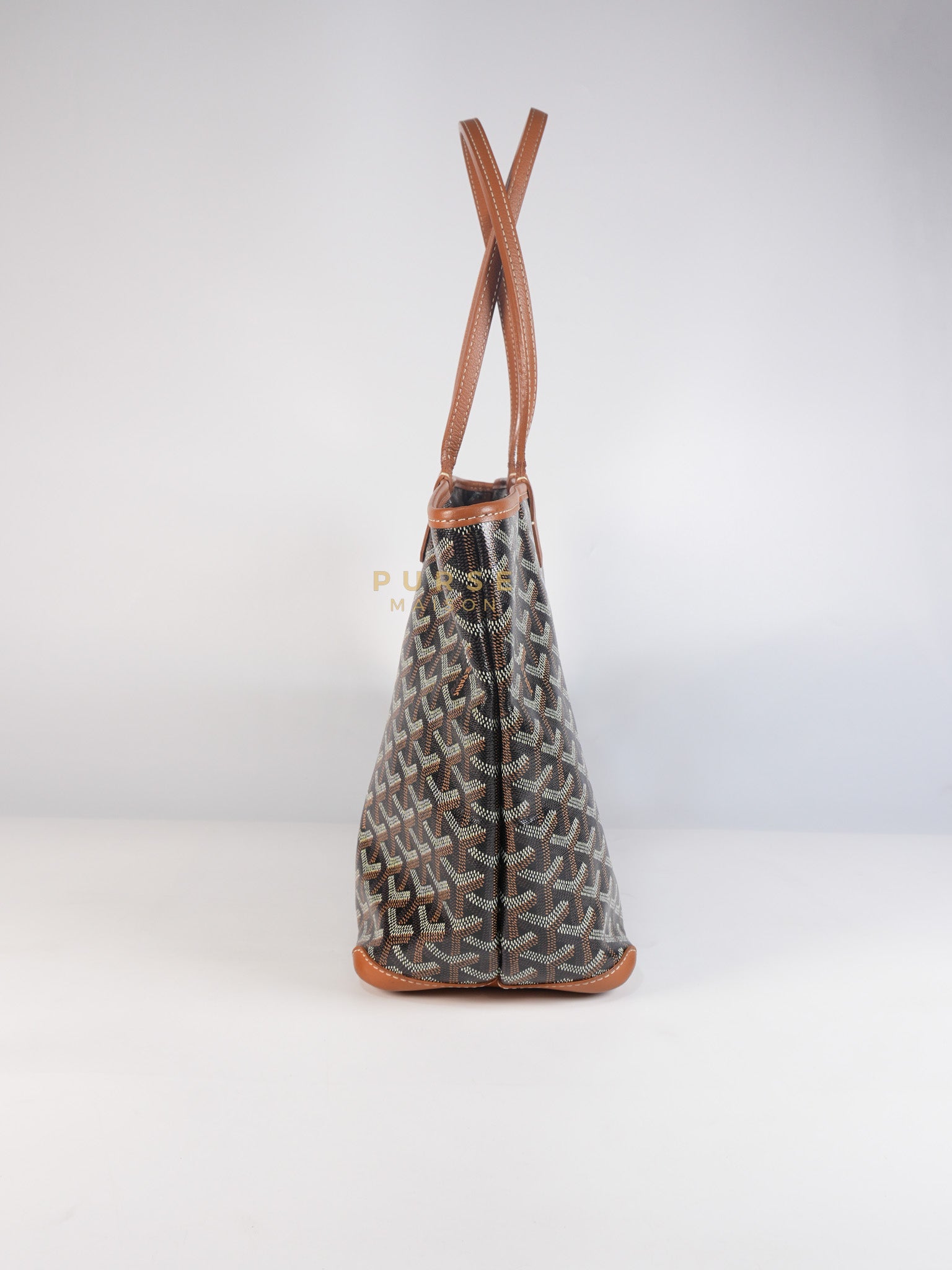 Artois PM Tan in Goyardine Canvas | Purse Maison Luxury Bags Shop
