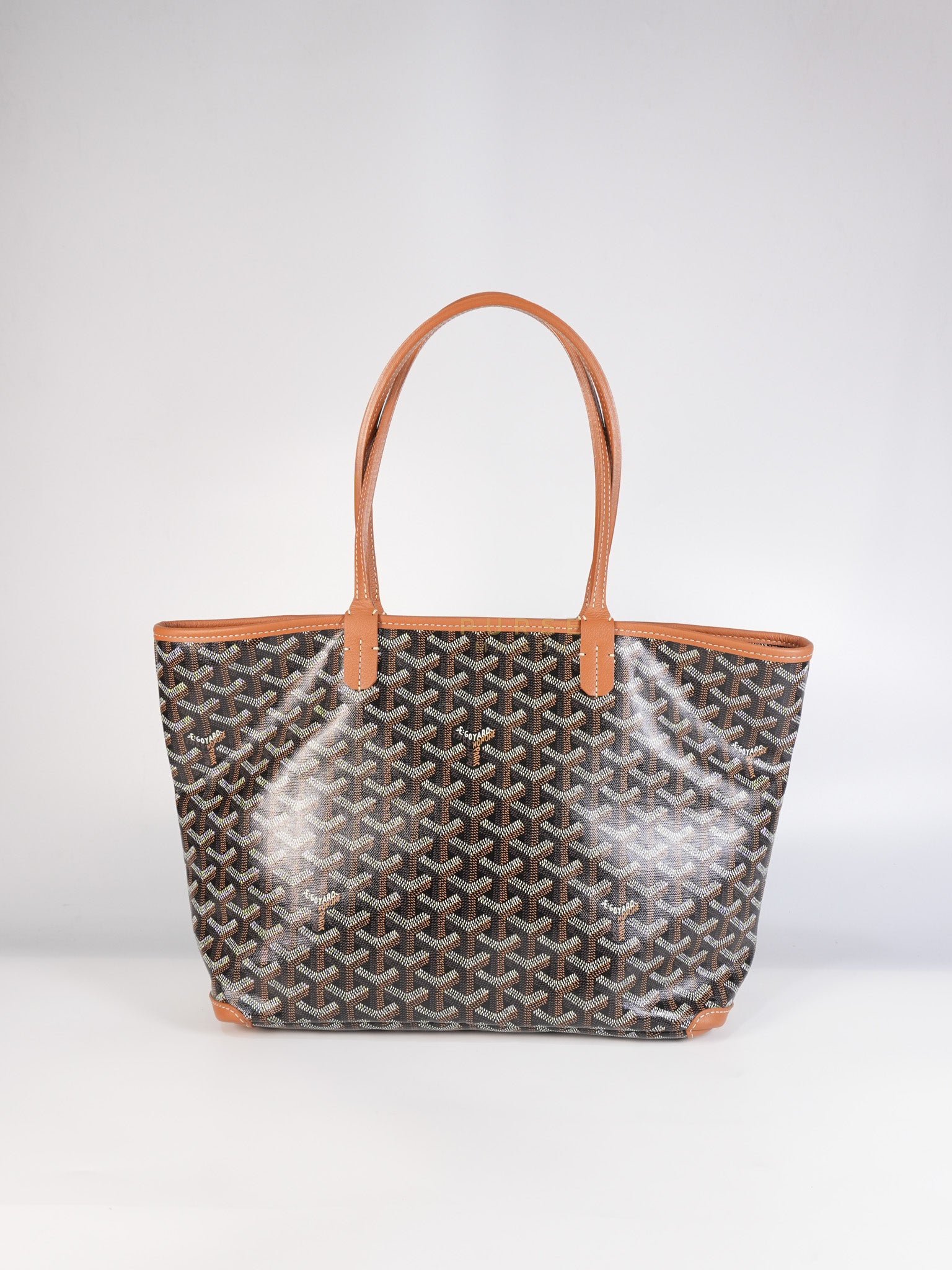 Artois PM Tan in Goyardine Canvas | Purse Maison Luxury Bags Shop