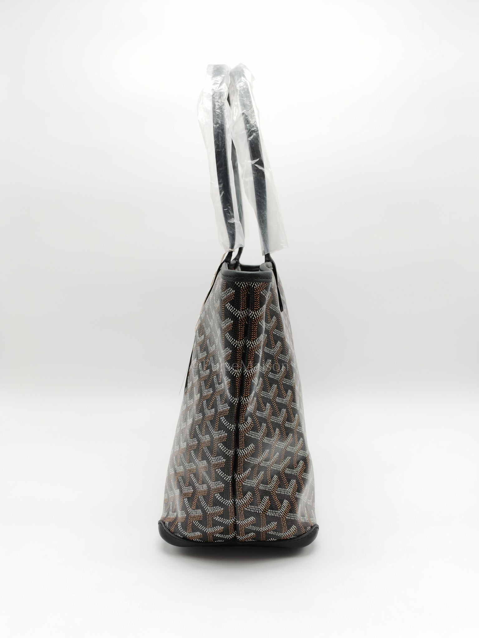 Artois PM Tote Bag in Black Goyardine Canvas | Purse Maison Luxury Bags Shop