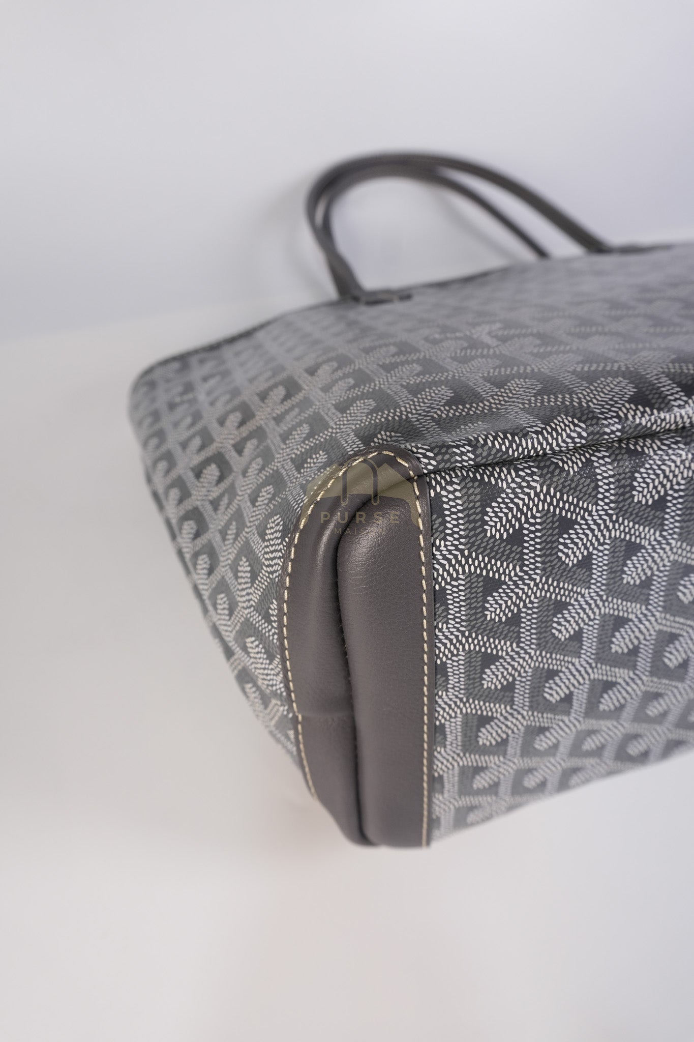 Artois PM Tote Bag in Gray Goyardine Canvas | Purse Maison Luxury Bags Shop