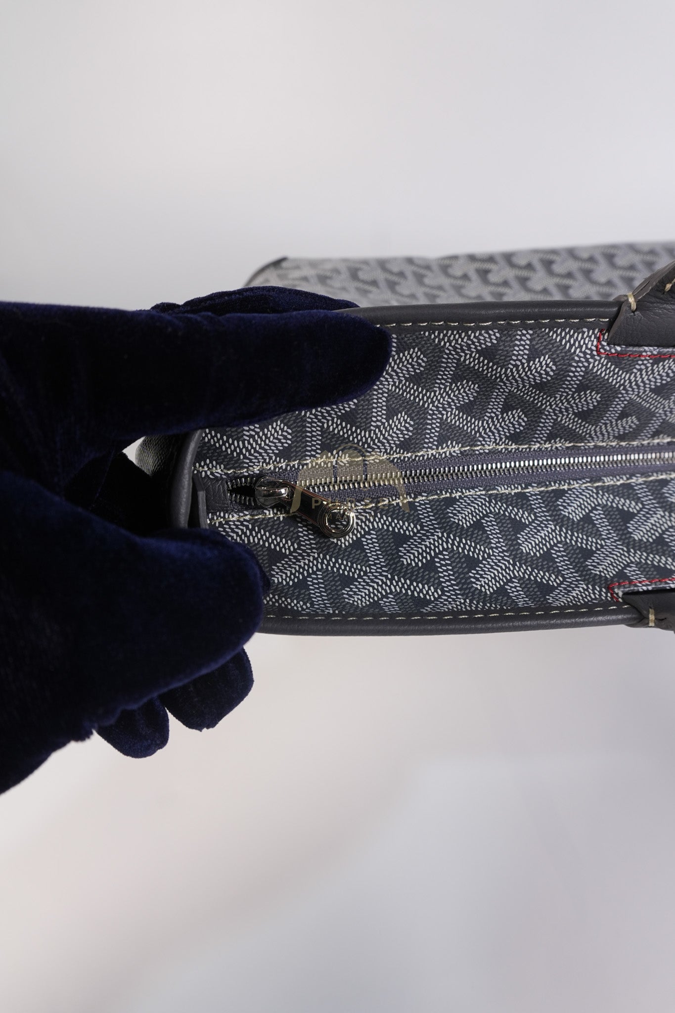 Artois PM Tote Bag in Gray Goyardine Canvas | Purse Maison Luxury Bags Shop