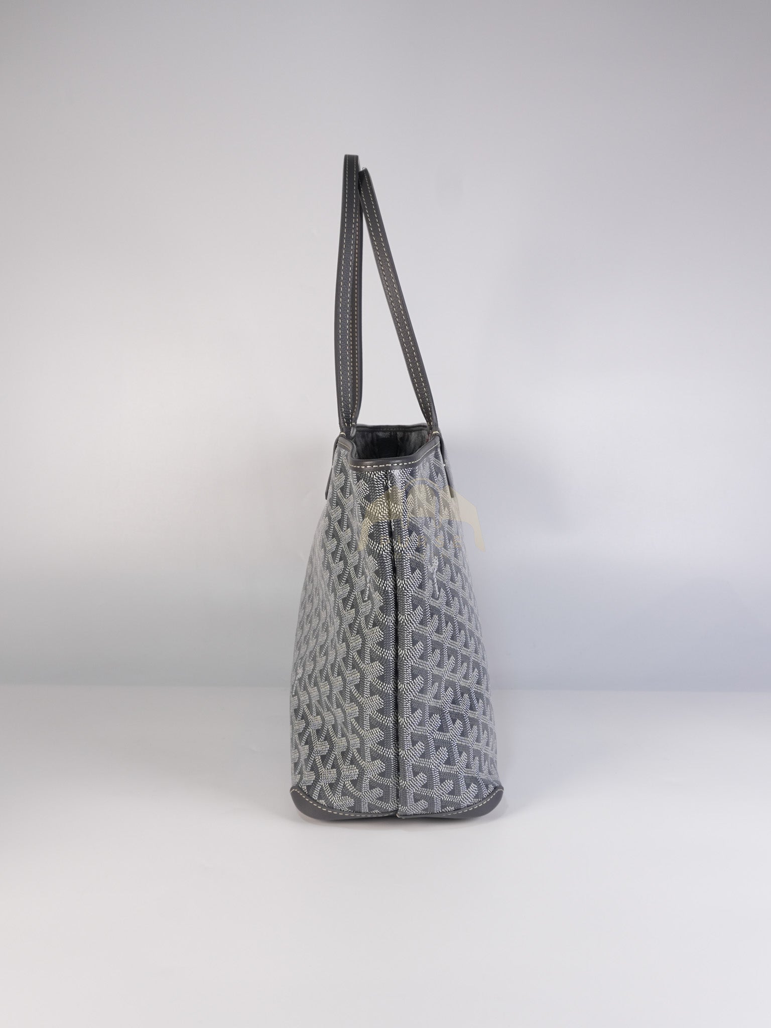 Artois PM Tote Bag in Gray Goyardine Canvas | Purse Maison Luxury Bags Shop