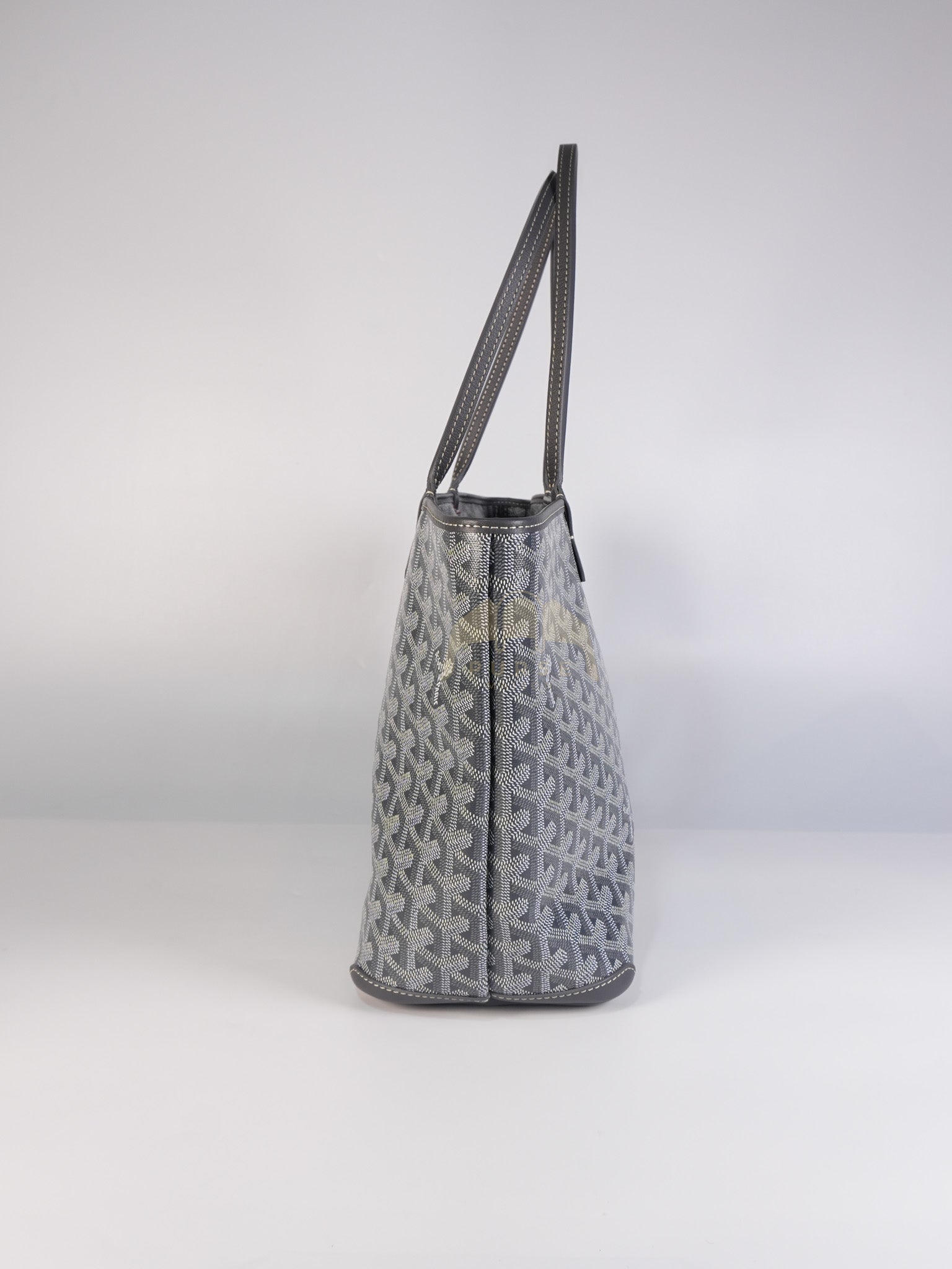 Artois PM Tote Bag in Gray Goyardine Canvas | Purse Maison Luxury Bags Shop