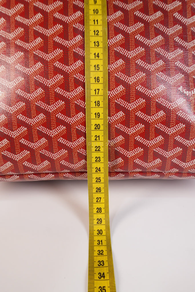 Artois PM Tote Bag in Red Goyardine Canvas | Purse Maison Luxury Bags Shop