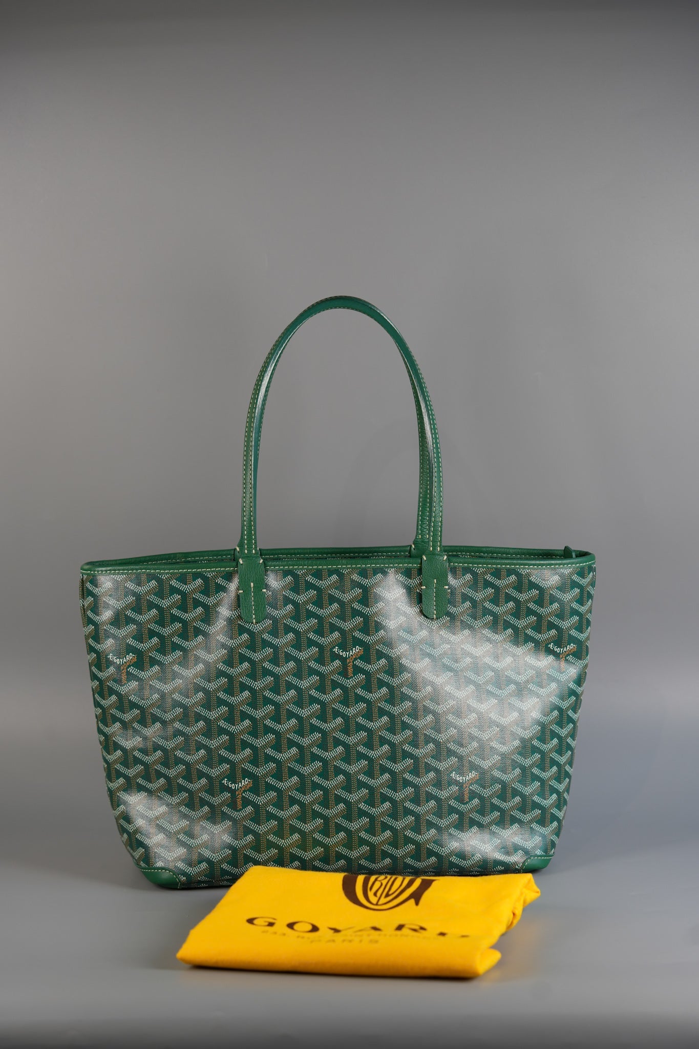 Artois PM Vert (Green) Tote Bag | Purse Maison Luxury Bags Shop