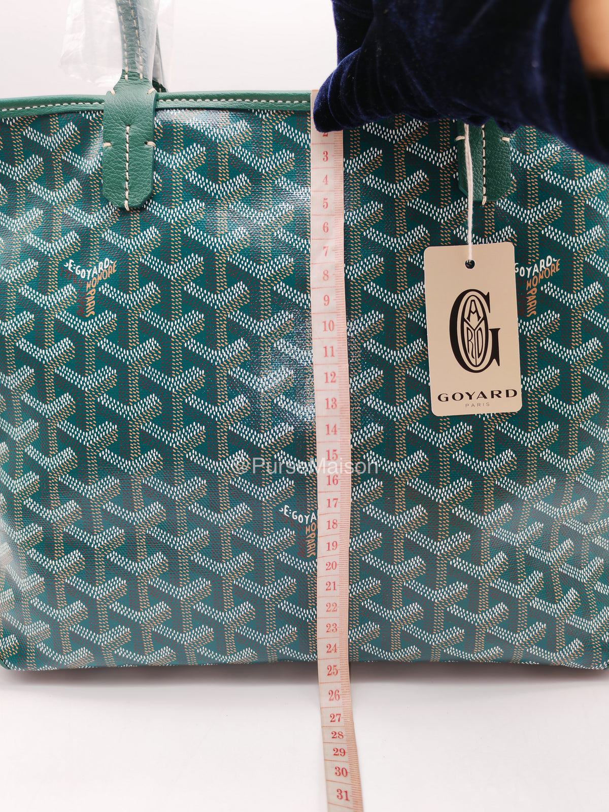 Goyard Artois PM in Green Goyadine Canvas