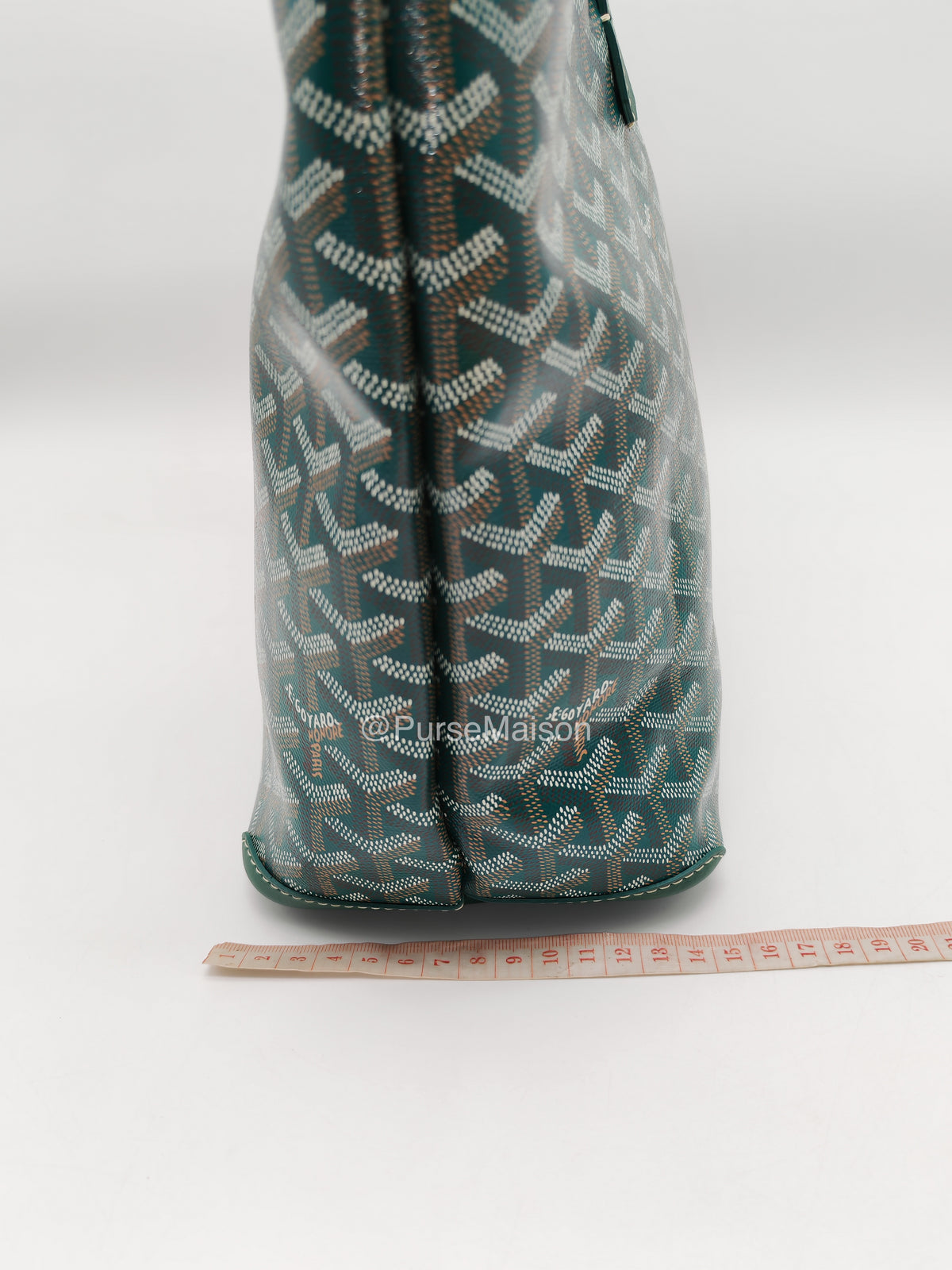 Goyard Artois PM in Green Goyadine Canvas