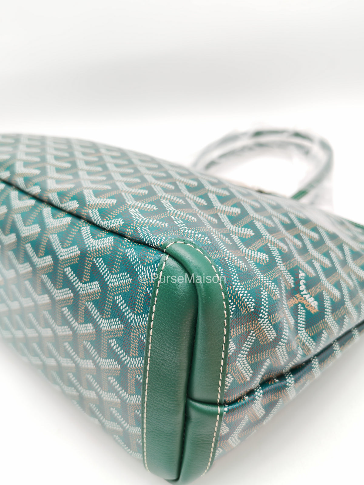 Goyard Artois PM in Green Goyadine Canvas