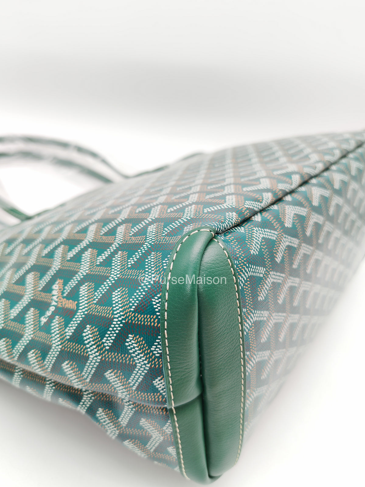 Goyard Artois PM in Green Goyadine Canvas