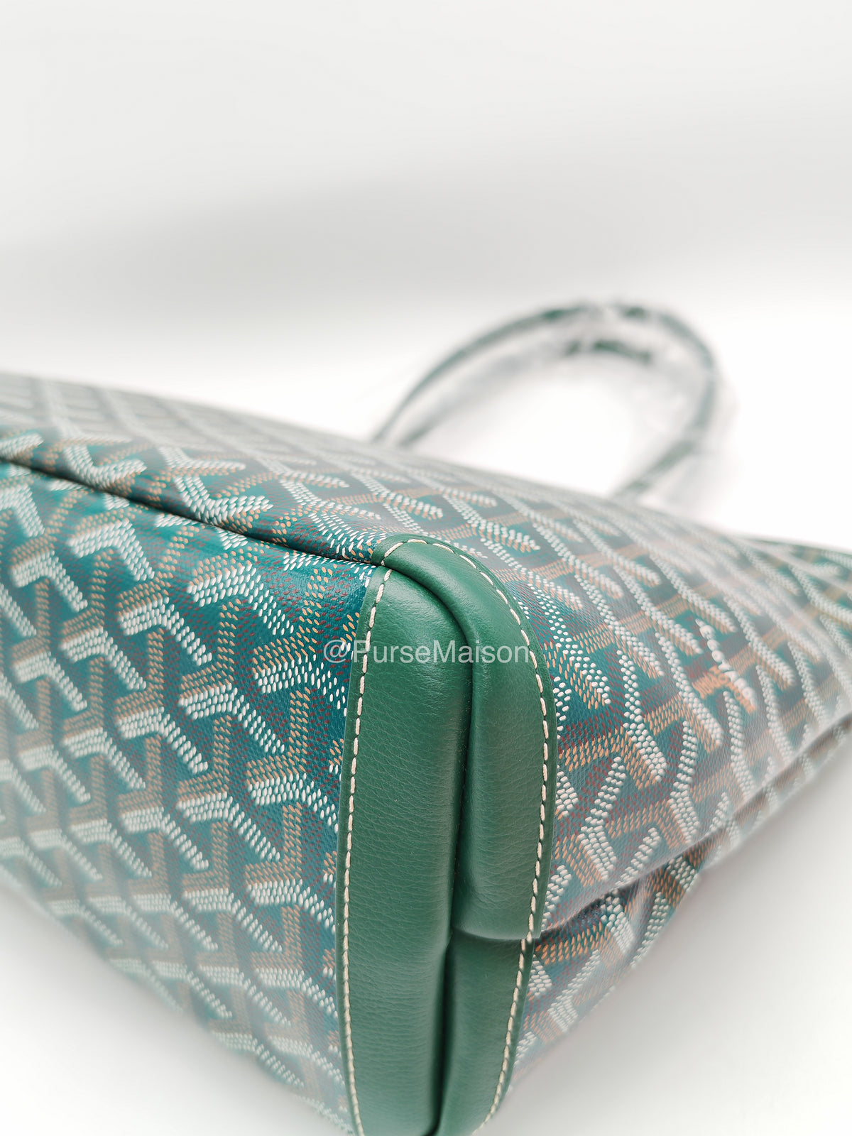Goyard Artois PM in Green Goyadine Canvas