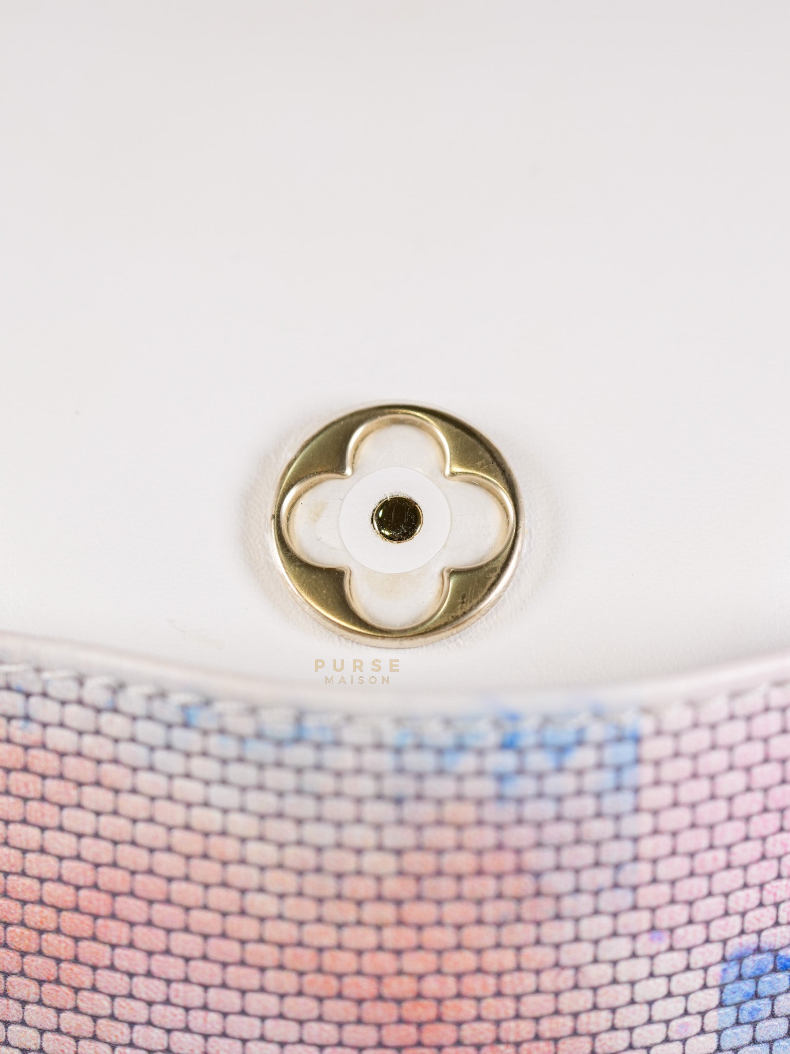 Arty Cappucines Limited Edition BB in White Taurillon Cowhide Leather (Microchip) | Purse Maison Luxury Bags Shop