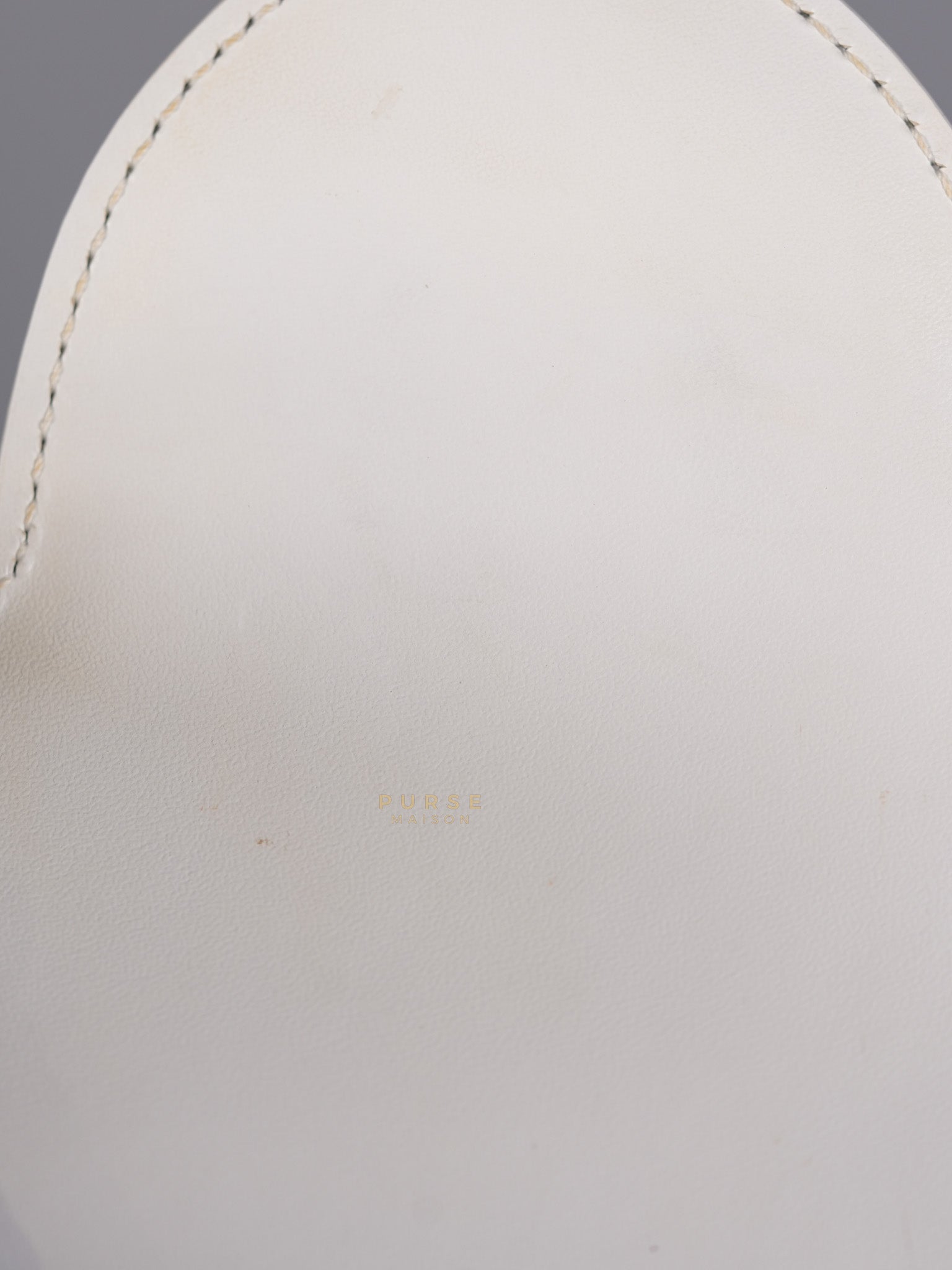 Arty Cappucines Limited Edition BB in White Taurillon Cowhide Leather (Microchip) | Purse Maison Luxury Bags Shop