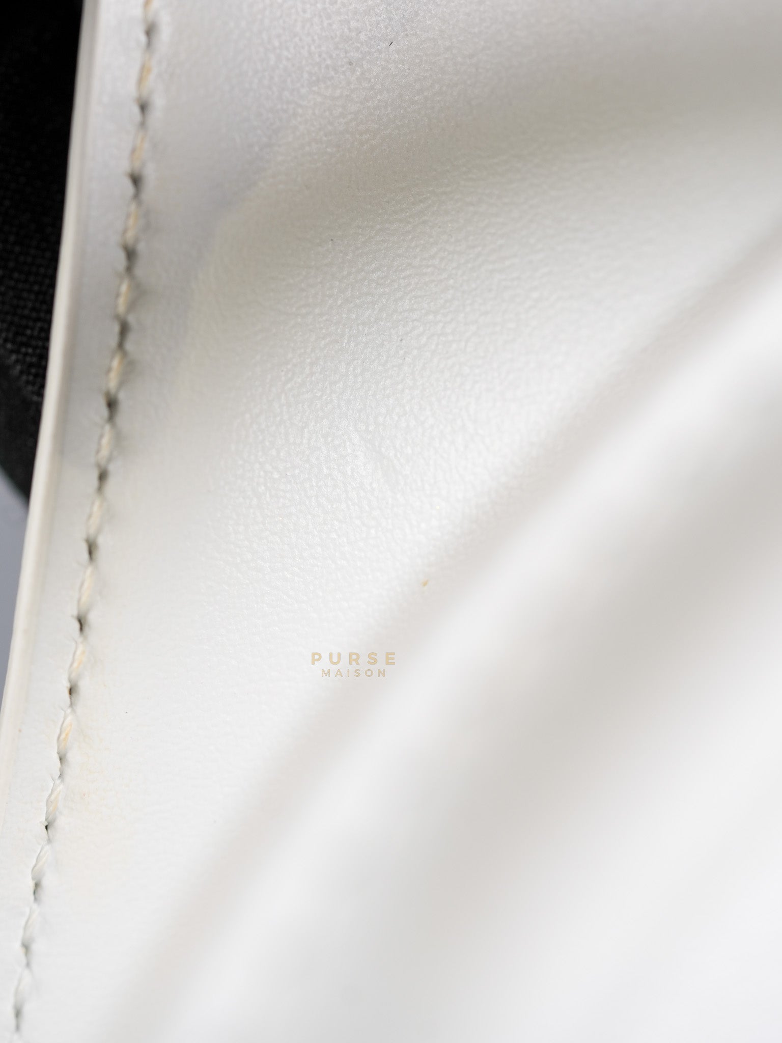 Arty Cappucines Limited Edition BB in White Taurillon Cowhide Leather (Microchip) | Purse Maison Luxury Bags Shop