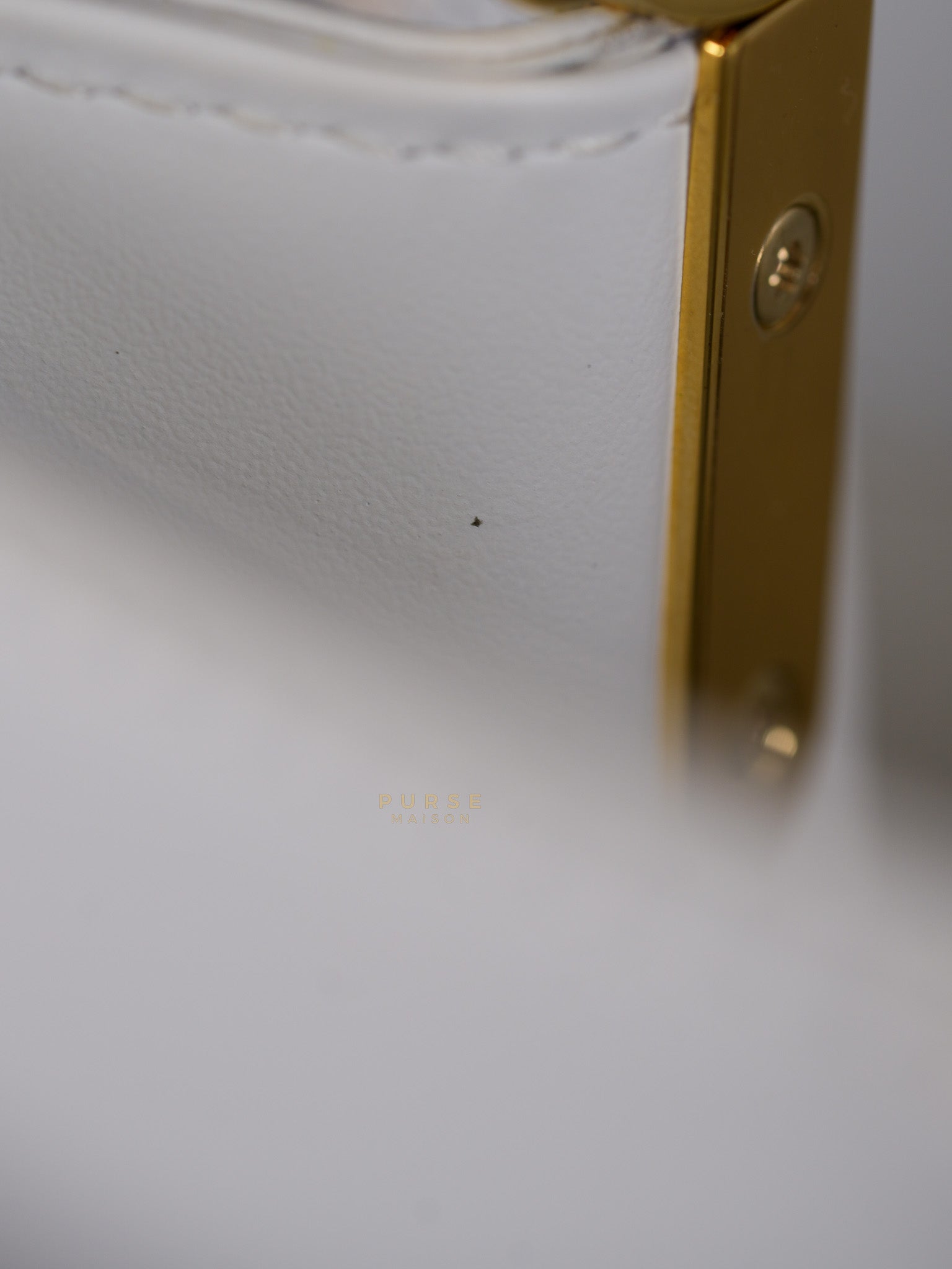 Arty Cappucines Limited Edition BB in White Taurillon Cowhide Leather (Microchip) | Purse Maison Luxury Bags Shop