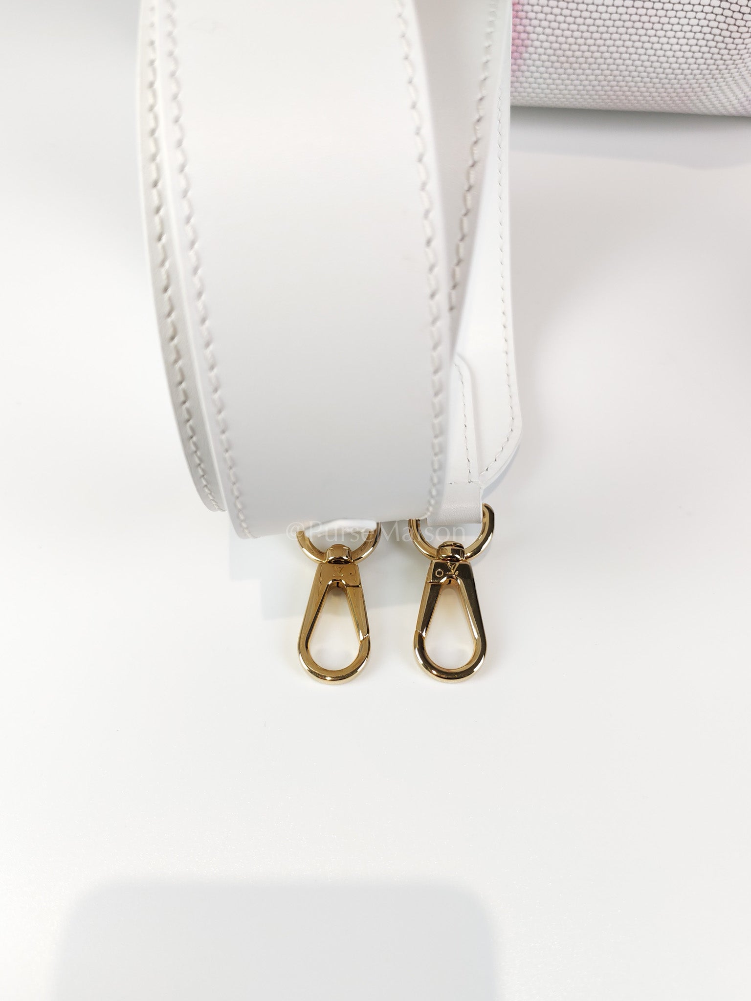 Arty Cappucines Limited Edition BB in White Taurillon Cowhide Leather (Microchip) | Purse Maison Luxury Bags Shop