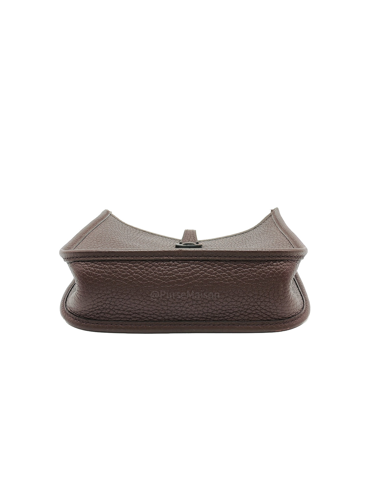 Hermes Evelyne TPM in Rouge Sellier Clemence Leather and Gold Hardware Stamp Z (2021)