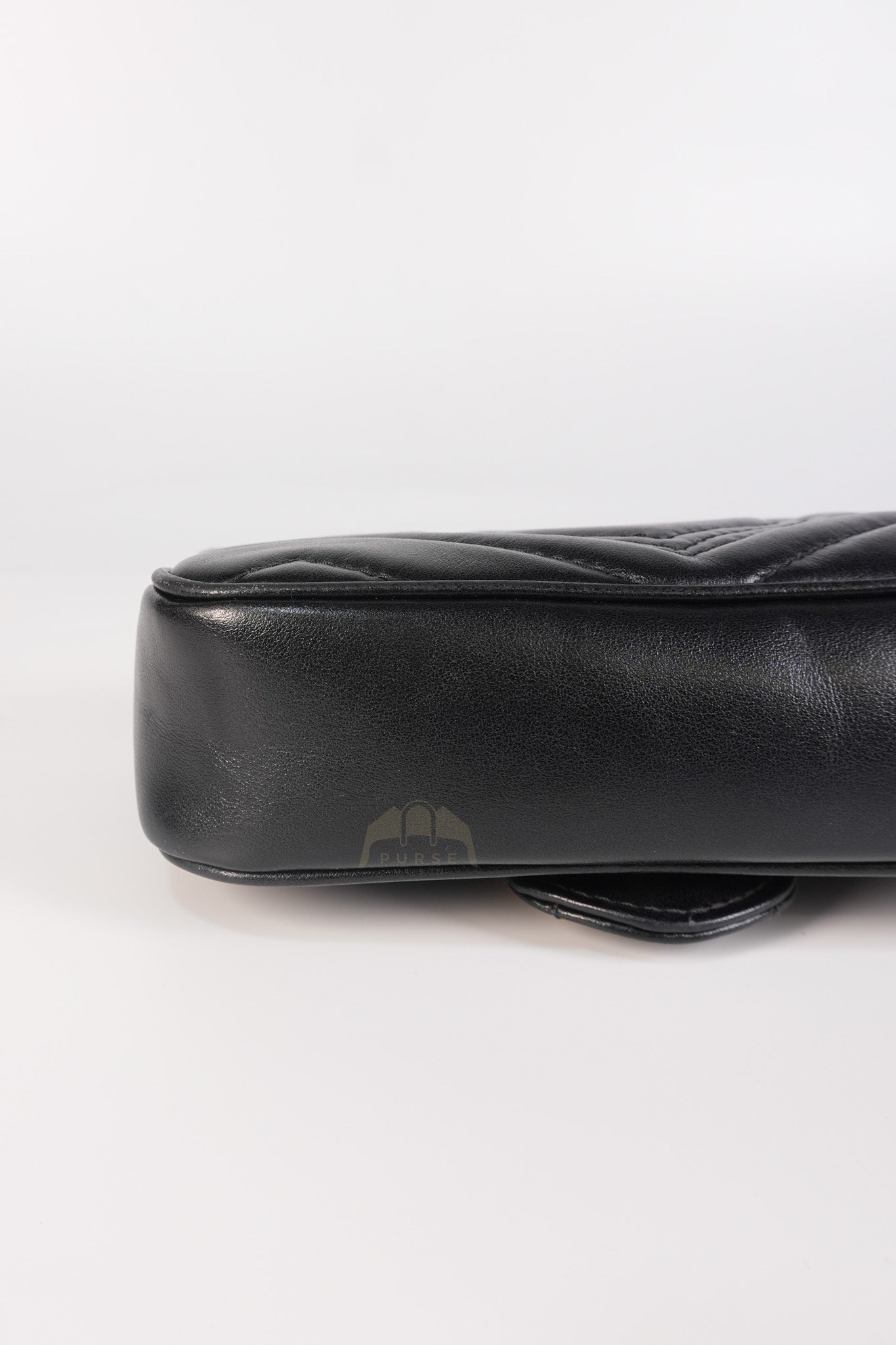 GG Marmont Super Mini Black Chain Bag