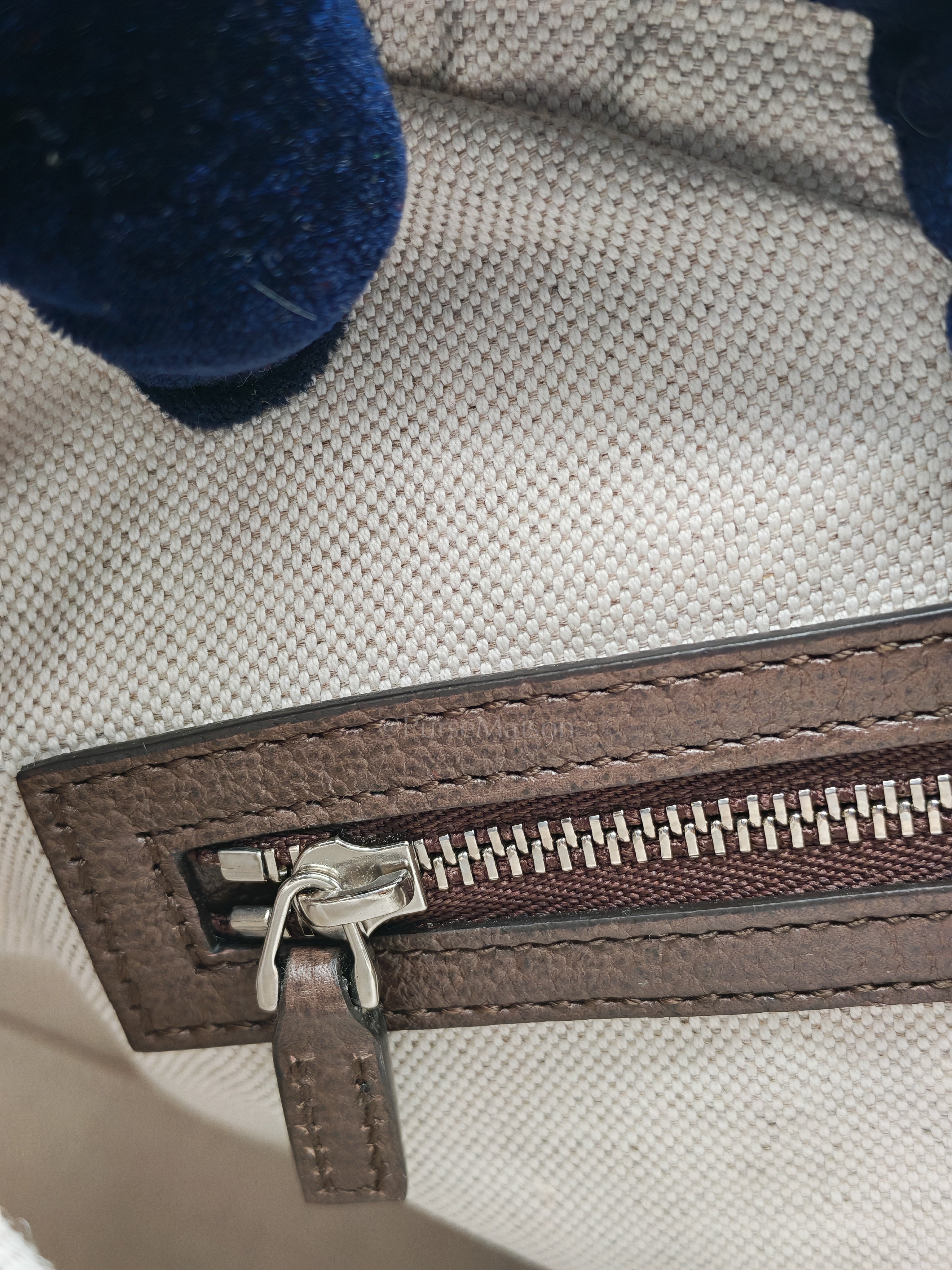 Attache Hobo Bag in GG Supreme Canvas & Silver Hardware | Purse Maison Luxury Bags Shop