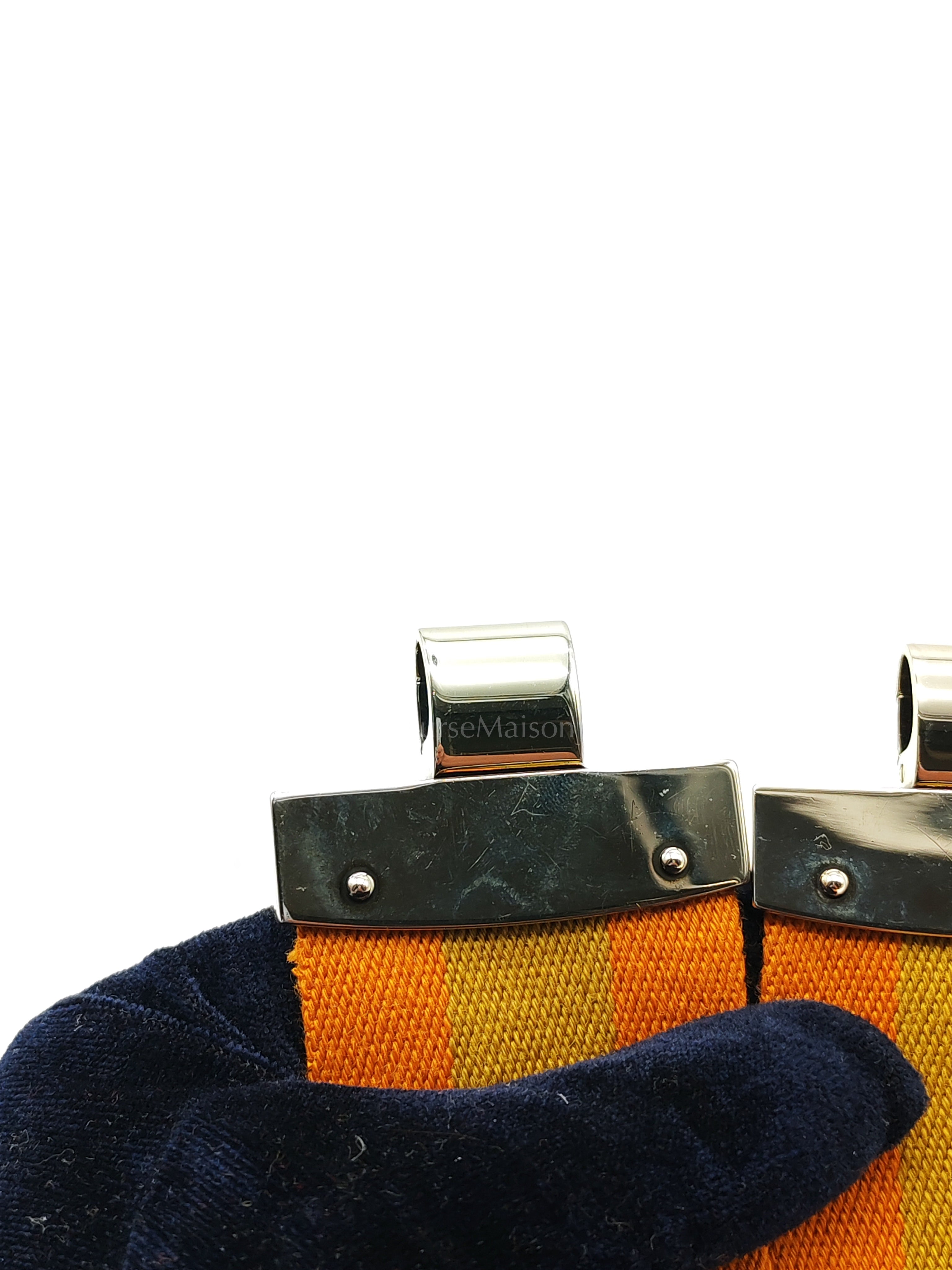 Attache Hobo Bag in GG Supreme Canvas & Silver Hardware | Purse Maison Luxury Bags Shop