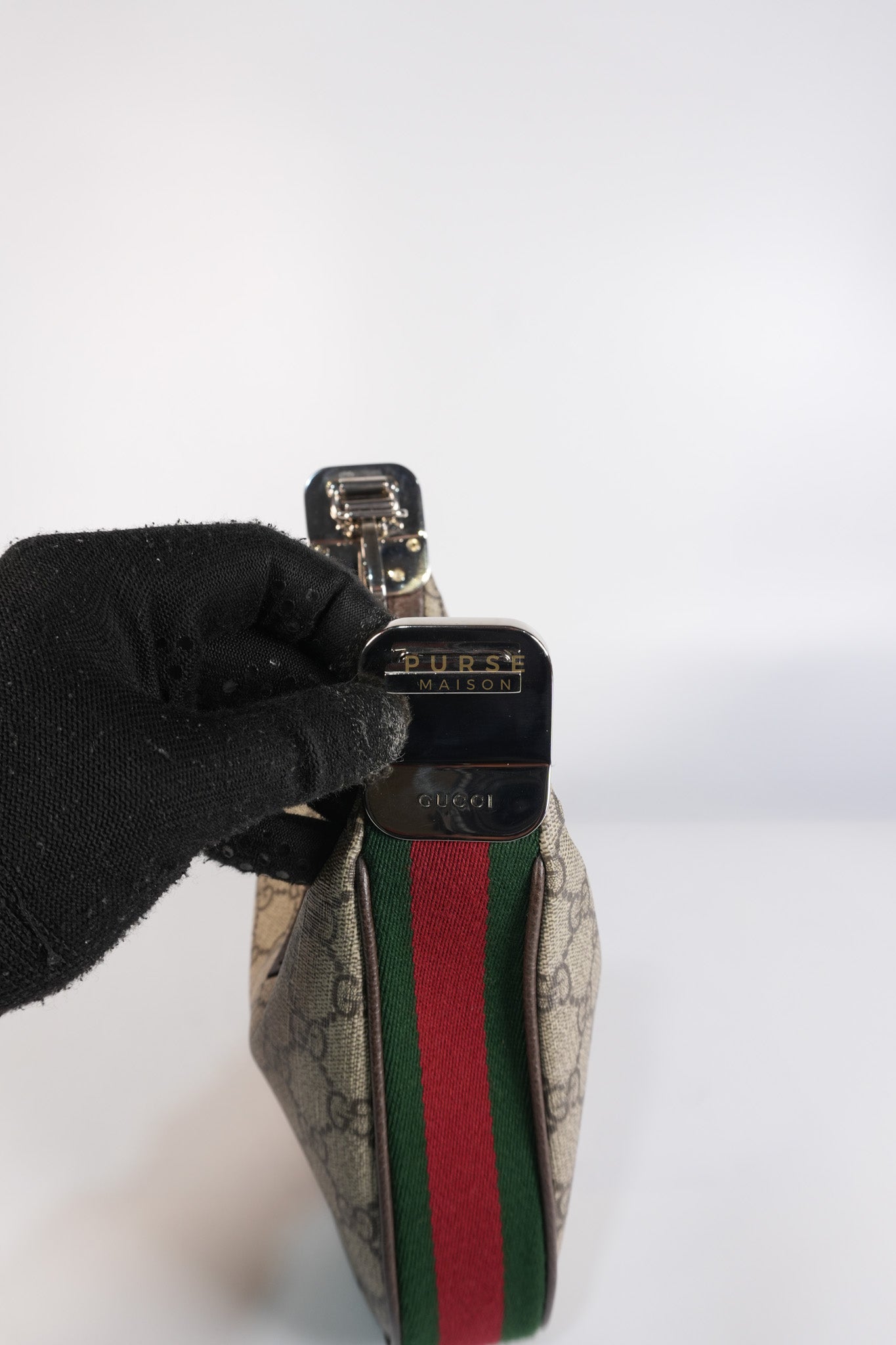 Attache Hobo Bag Small in GG Supreme Canvas | Purse Maison Luxury Bags Shop