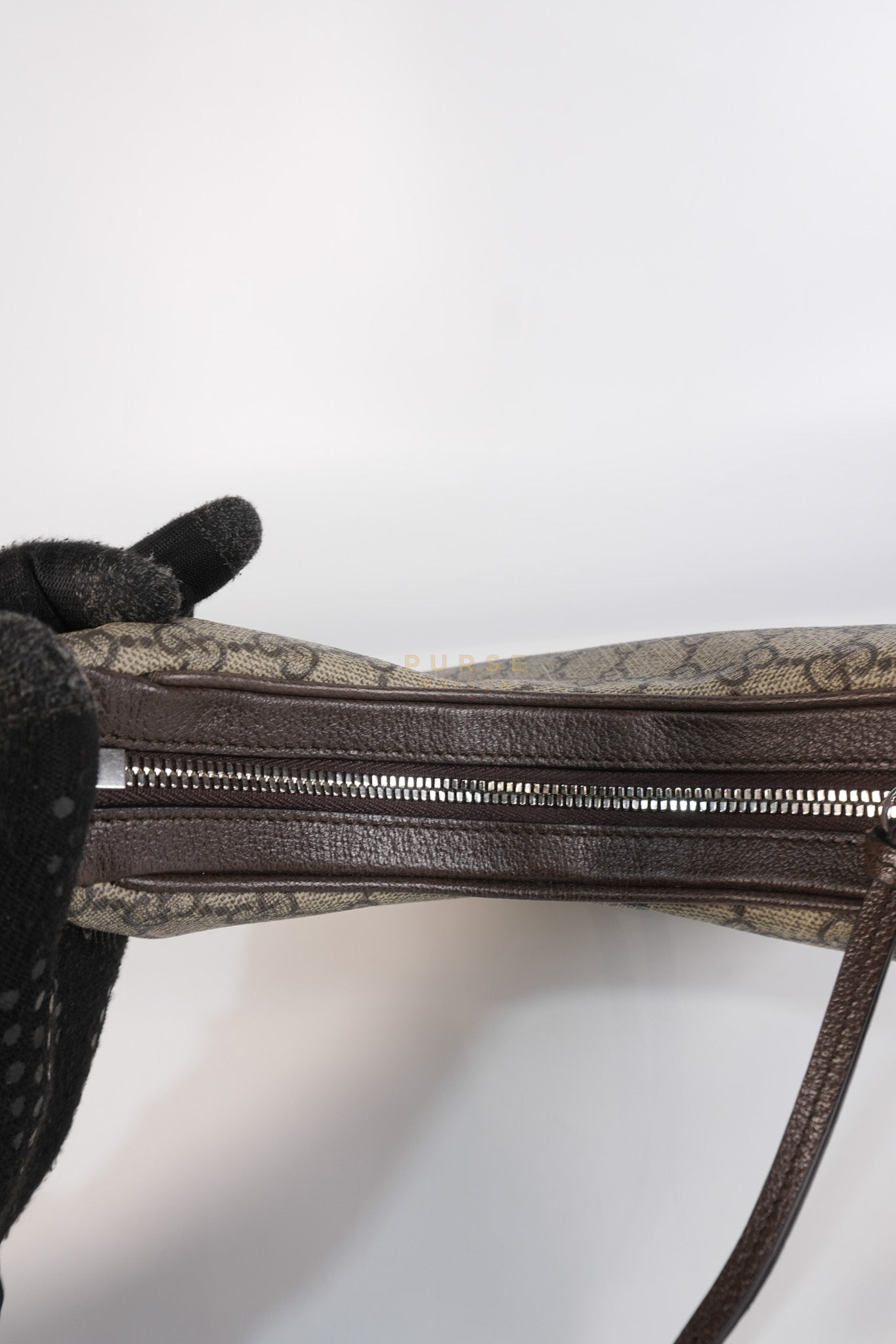 Attache Hobo Bag Small in GG Supreme Canvas | Purse Maison Luxury Bags Shop