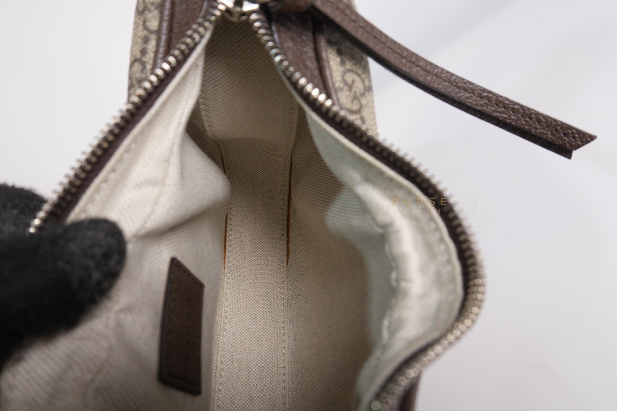 Attache Hobo Bag Small in GG Supreme Canvas | Purse Maison Luxury Bags Shop