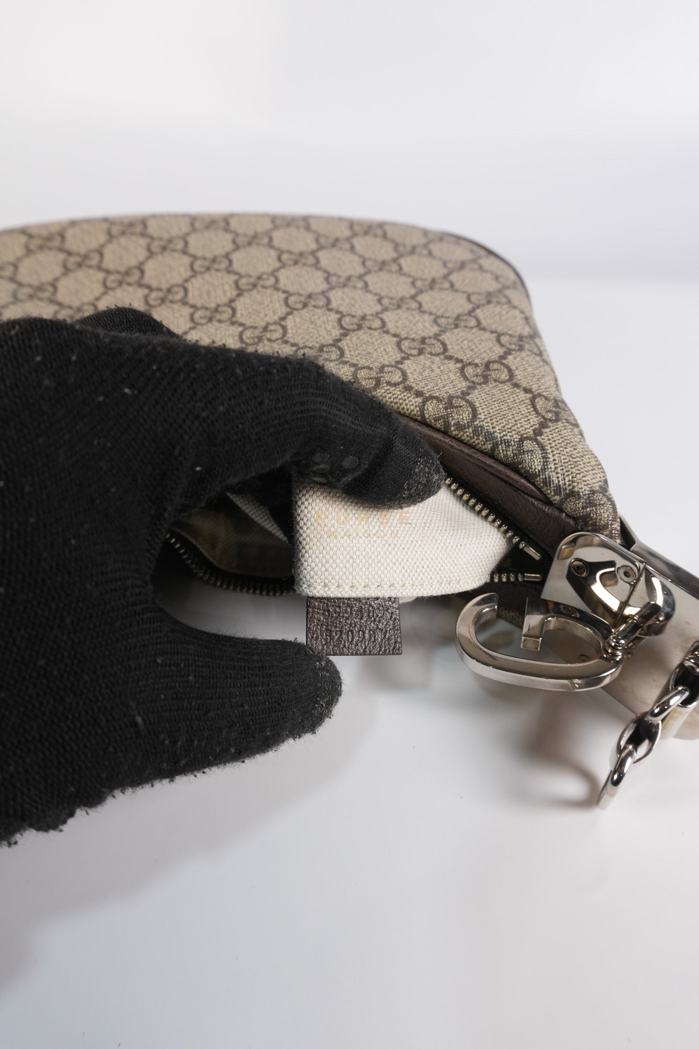 Attache Hobo Bag Small in GG Supreme Canvas | Purse Maison Luxury Bags Shop