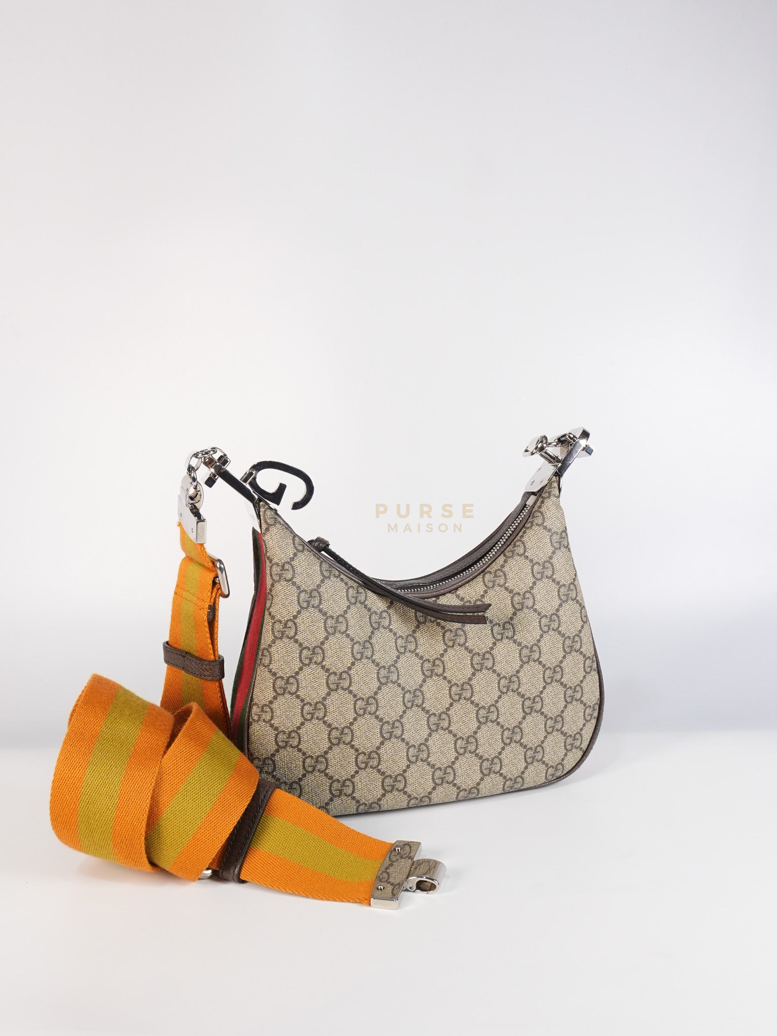 Attache Hobo Bag Small in GG Supreme Canvas | Purse Maison Luxury Bags Shop