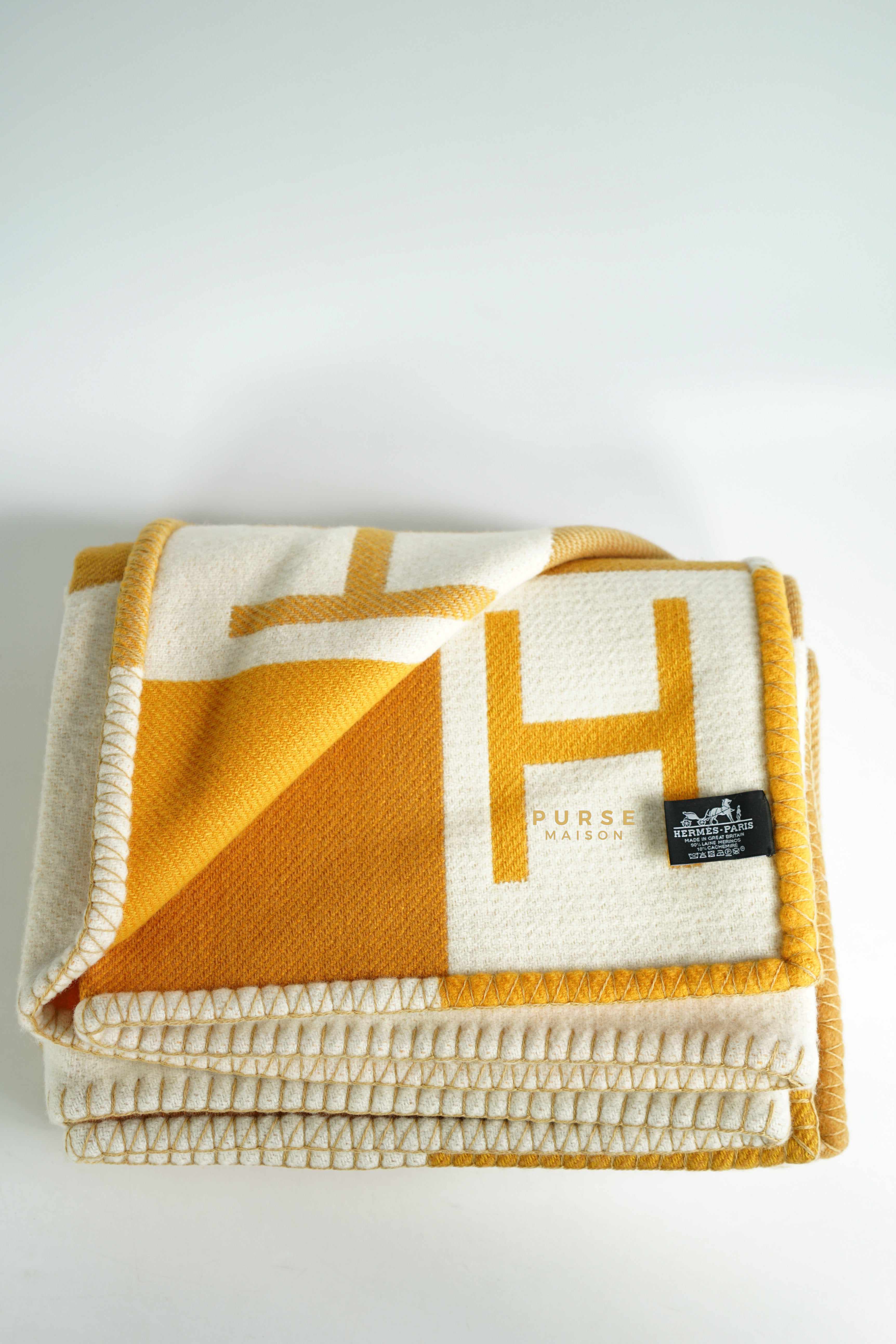 Hermes Avalon Wool Cashmere Blanket | Purse Maison Luxury Bags Shop