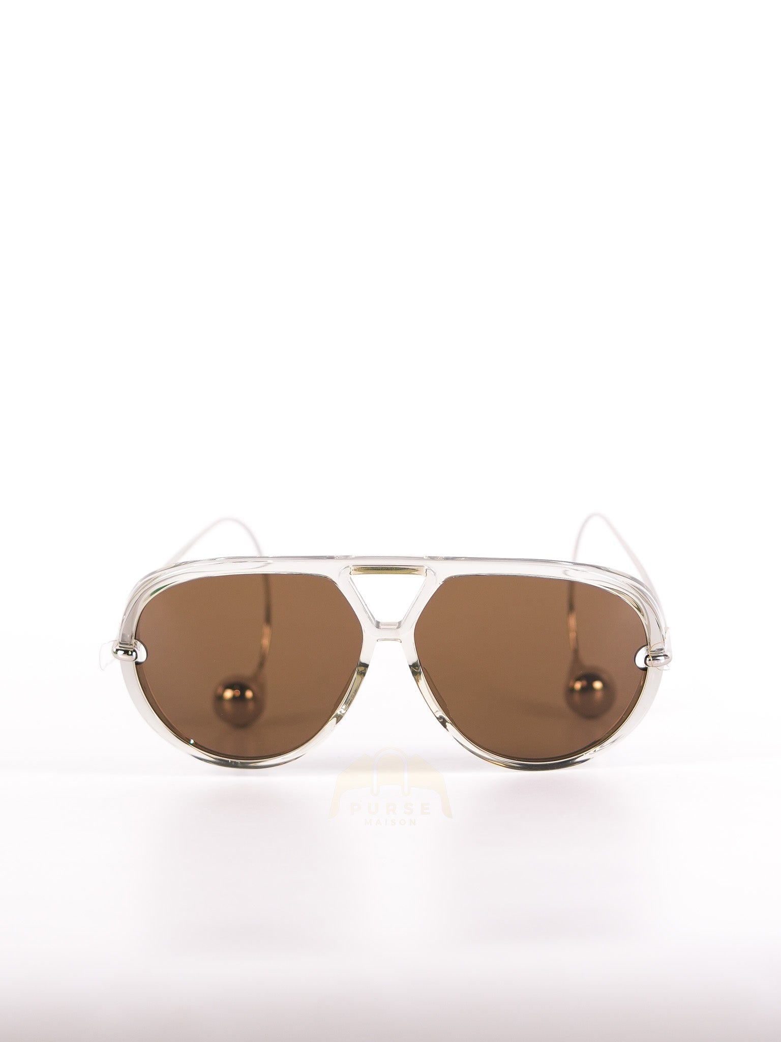 Aviator Sunglasses BV1273S in Silver Frame for Women | Purse Maison Luxury Bags Shop