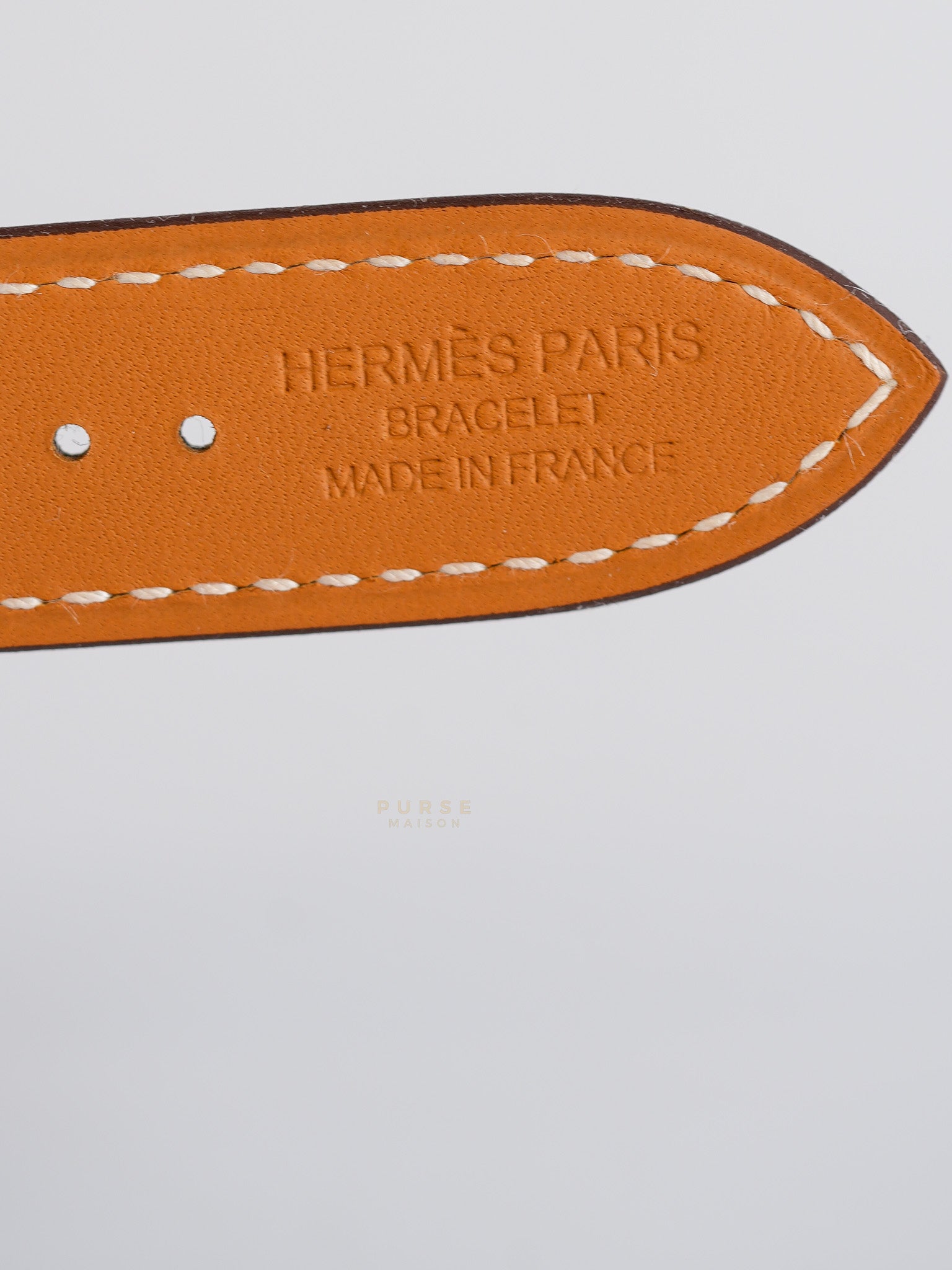 AWH IN ST42 Smart Watch with Etoupe Veau Swift Leather Strap | Purse Maison Luxury Bags Shop
