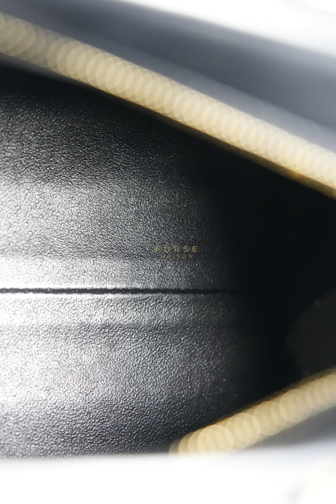 Baby Cabas Black in Smooth Calfskin Leather Two Way Bag | Purse Maison Luxury Bags Shop