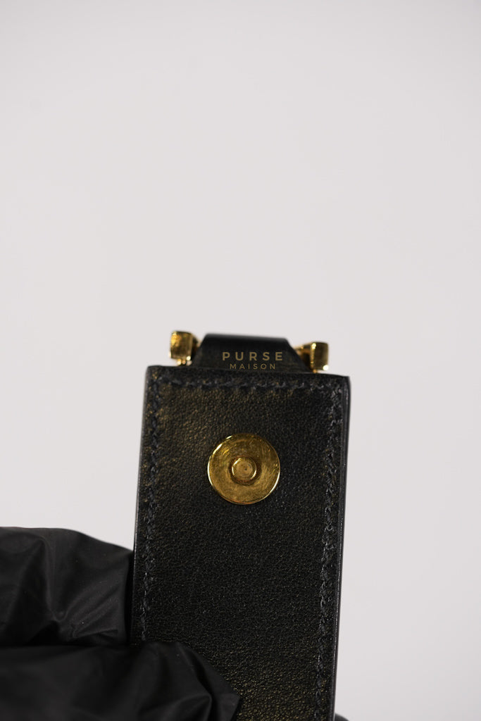 Baby Cabas Black in Smooth Calfskin Leather Two Way Bag | Purse Maison Luxury Bags Shop