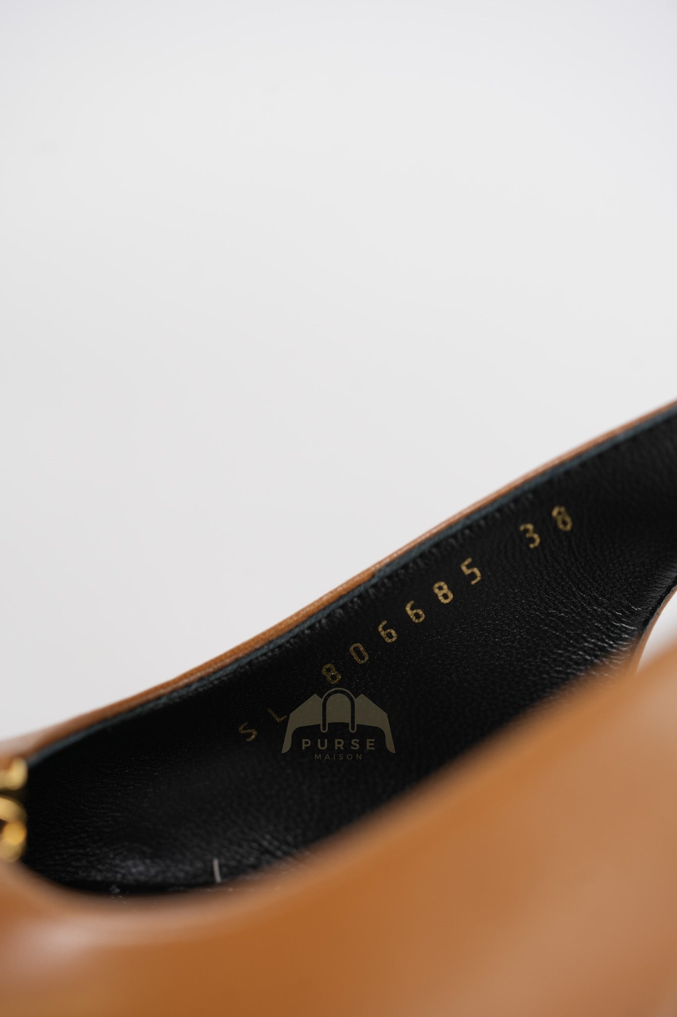 Babylone Breteuil Slingback Pumps in Macadamia Smooth Leather Size 38 (24cm) | Purse Maison Luxury Bags Shop