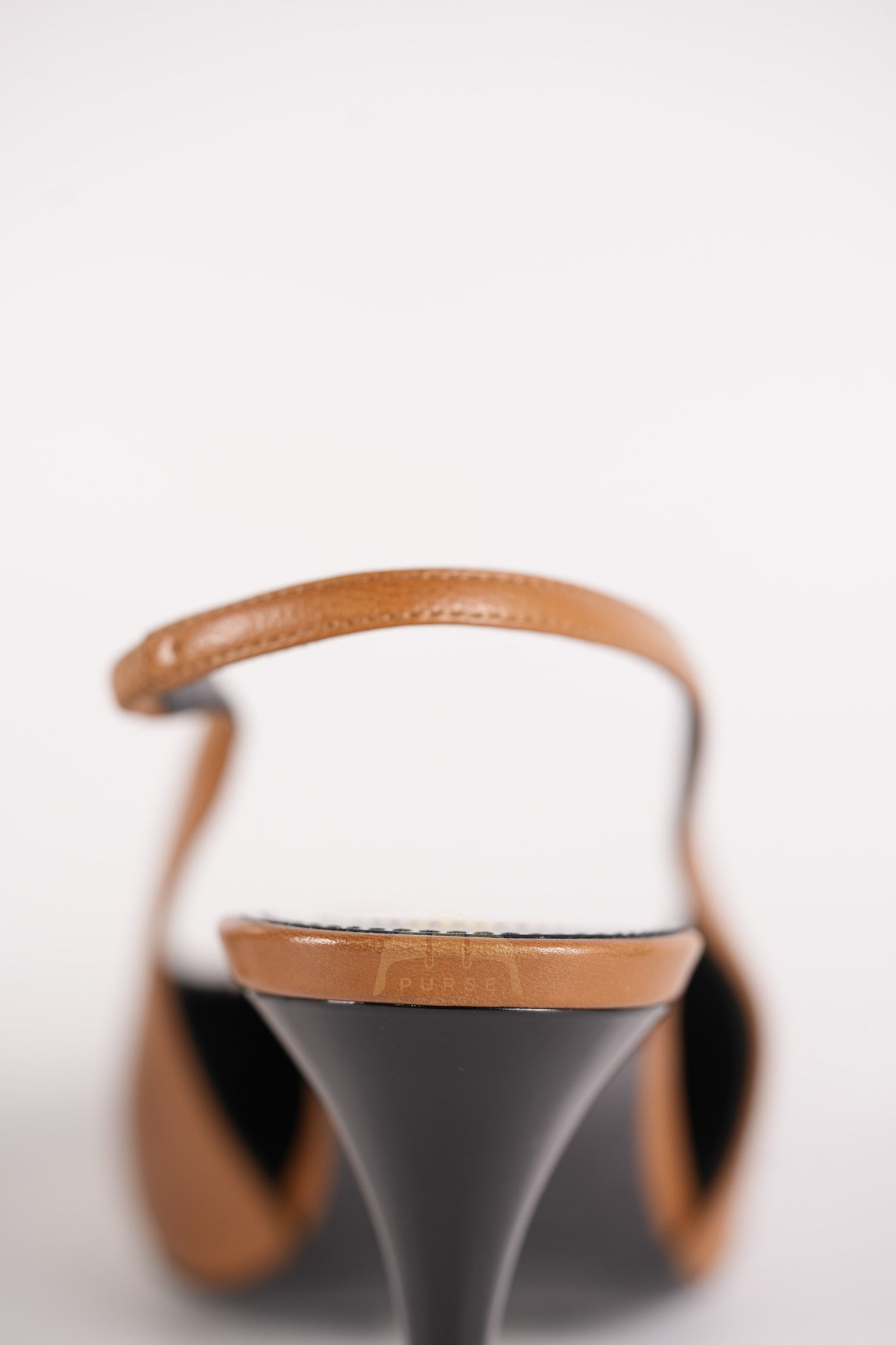 Babylone Breteuil Slingback Pumps in Macadamia Smooth Leather Size 38 (24cm) | Purse Maison Luxury Bags Shop