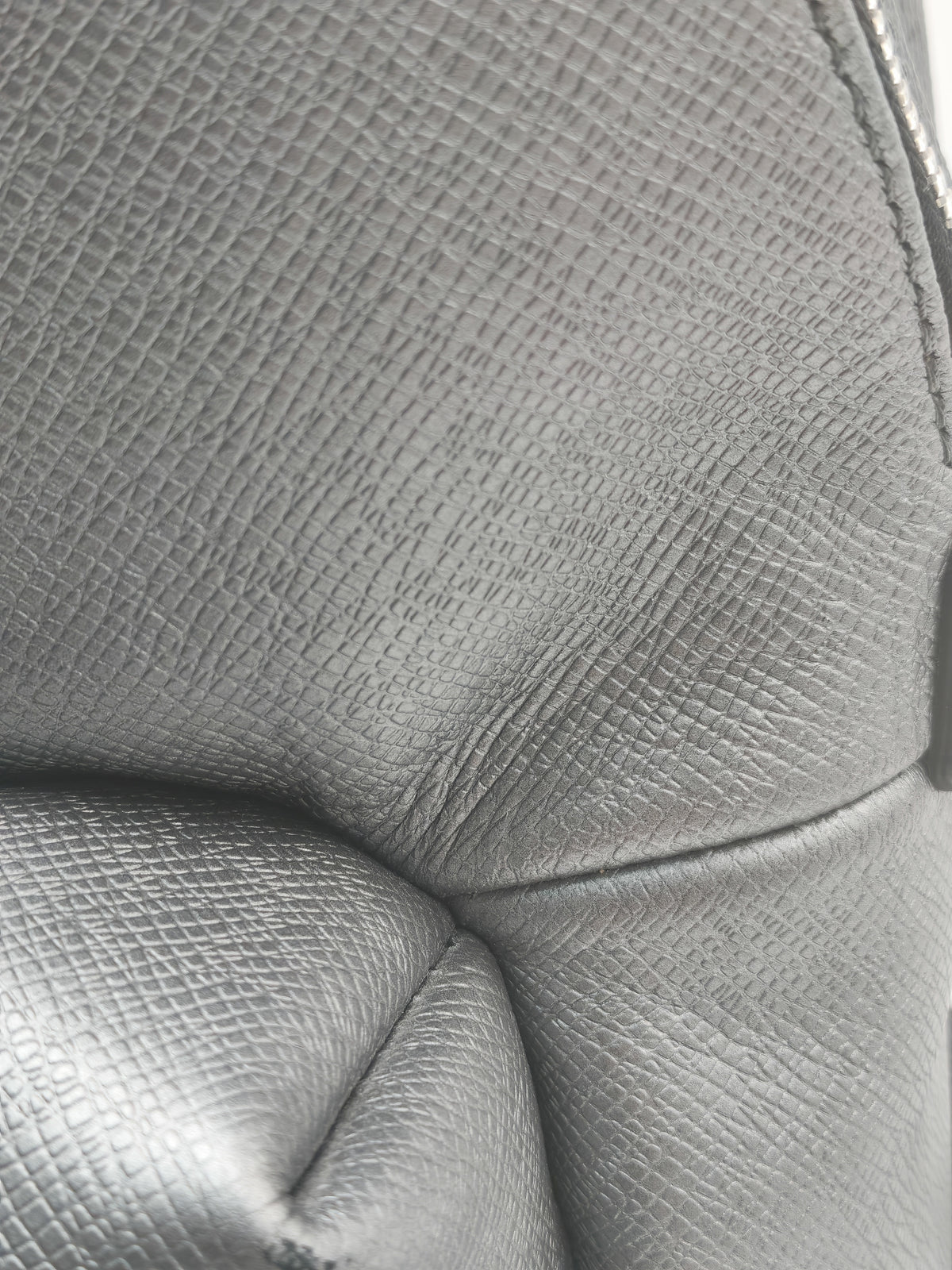 Louis Vuitton Discovery Backpack PM in Sleek Silver Metallic Grey Monogram Canvas and Silver Hardware Mircochip