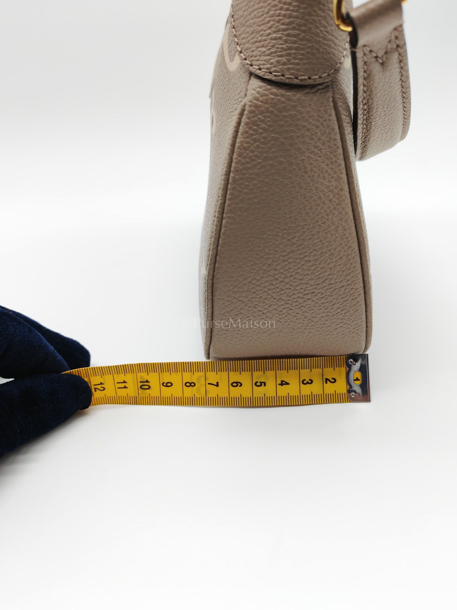 Bagatelle NM Monogram Empreinte Bicolor Two Way Bag (Microchip) | Purse Maison Luxury Bags Shop