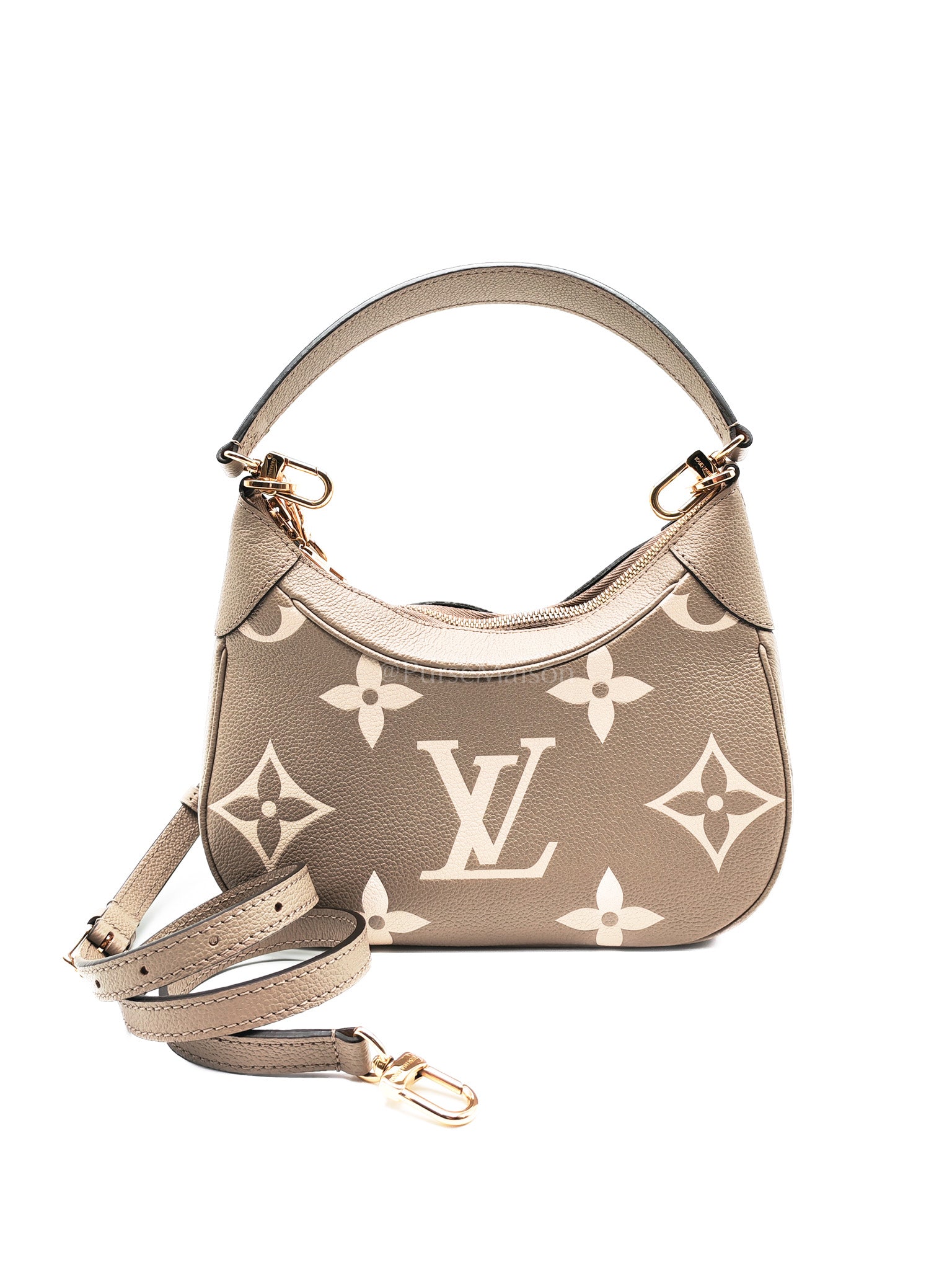 Bagatelle NM Monogram Empreinte Bicolor Two Way Bag (Microchip) | Purse Maison Luxury Bags Shop
