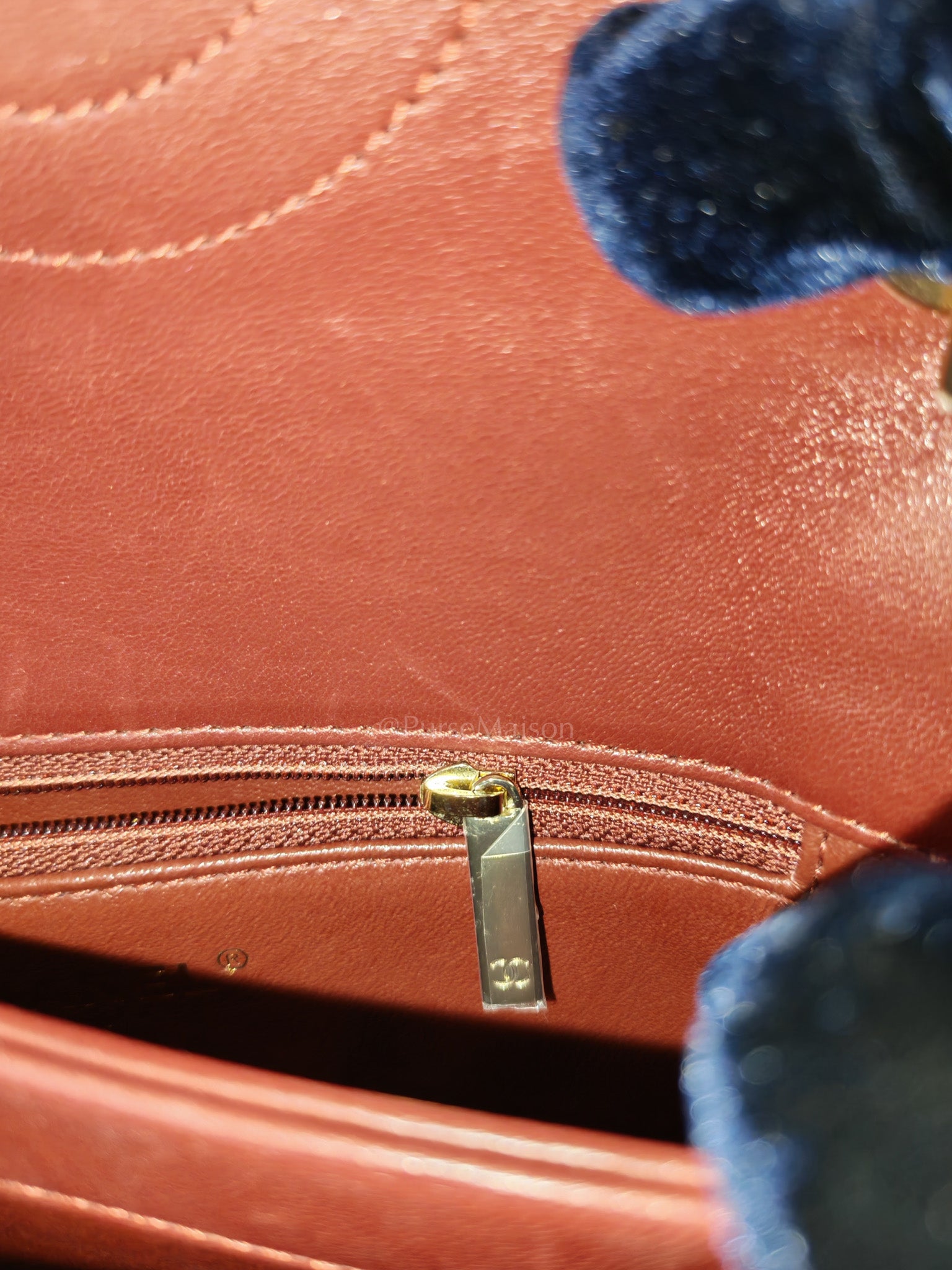 Trendy CC Top Handle Small in Burgundy Lambskin Leather Light Gold Hardware (Series 28)