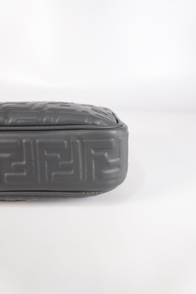 Baguette Small in Chain Midi Nappa Embossed Leather | Purse Maison Luxury Bags Shop