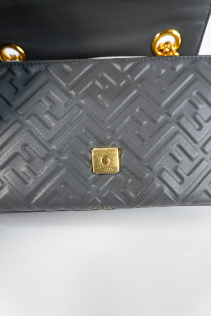 Baguette Small in Chain Midi Nappa Embossed Leather | Purse Maison Luxury Bags Shop