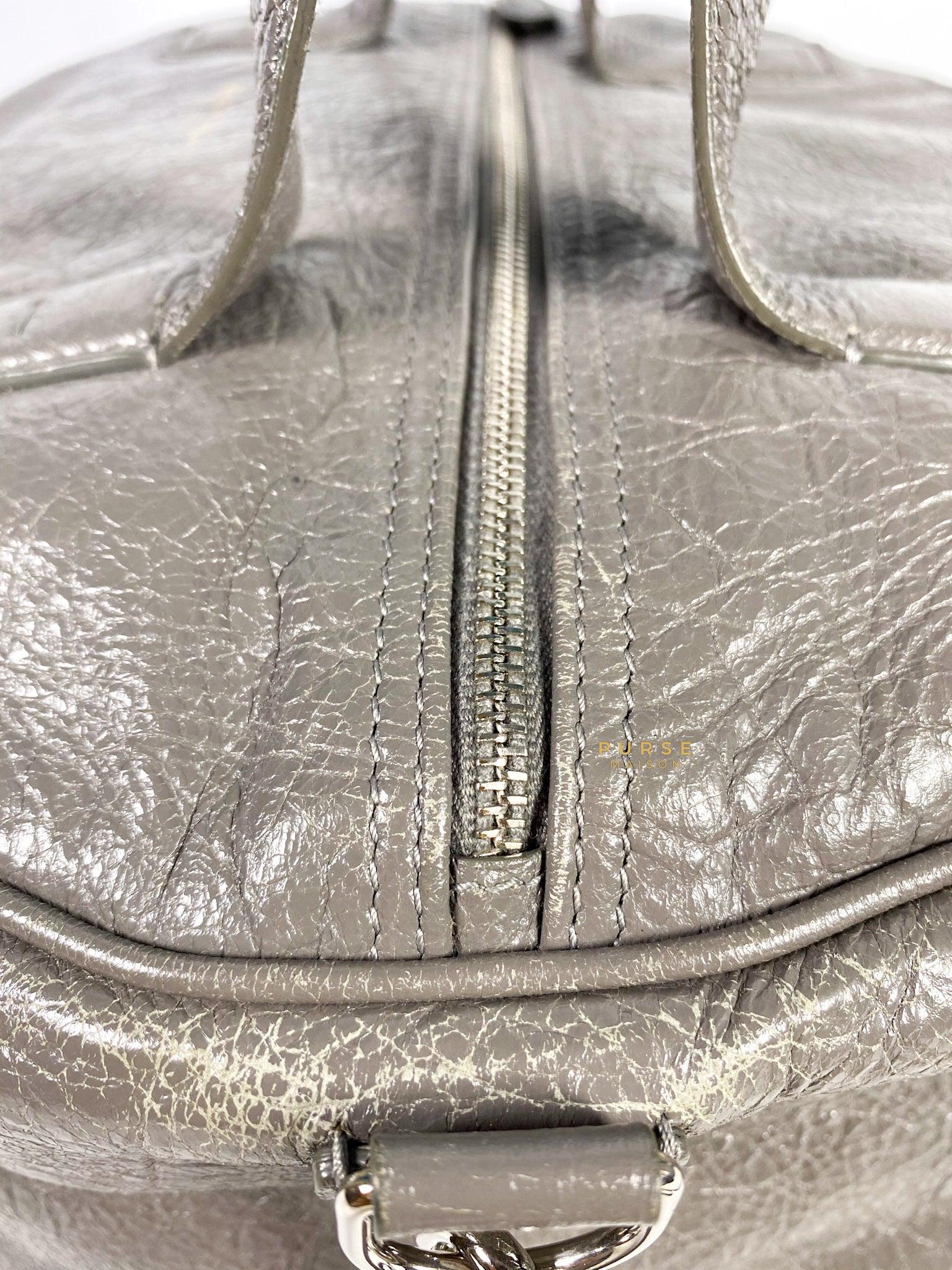 Balenciaga Air Hobo Grey Leather Bag