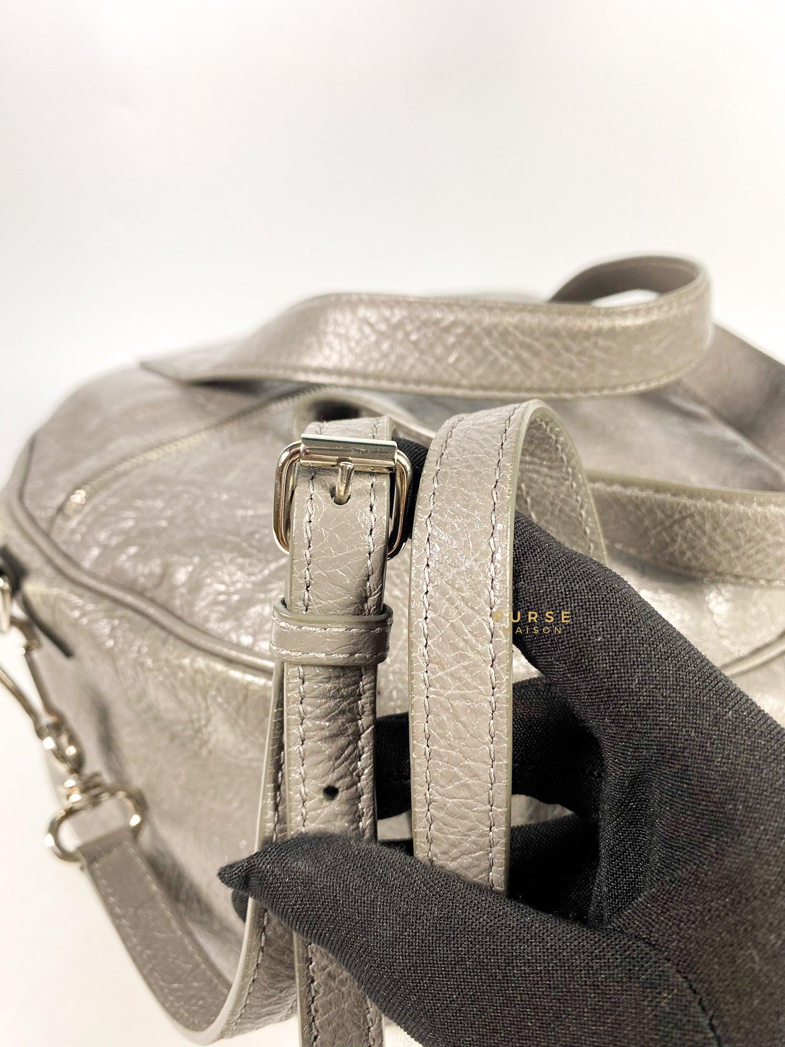 Balenciaga Air Hobo Grey Leather Bag