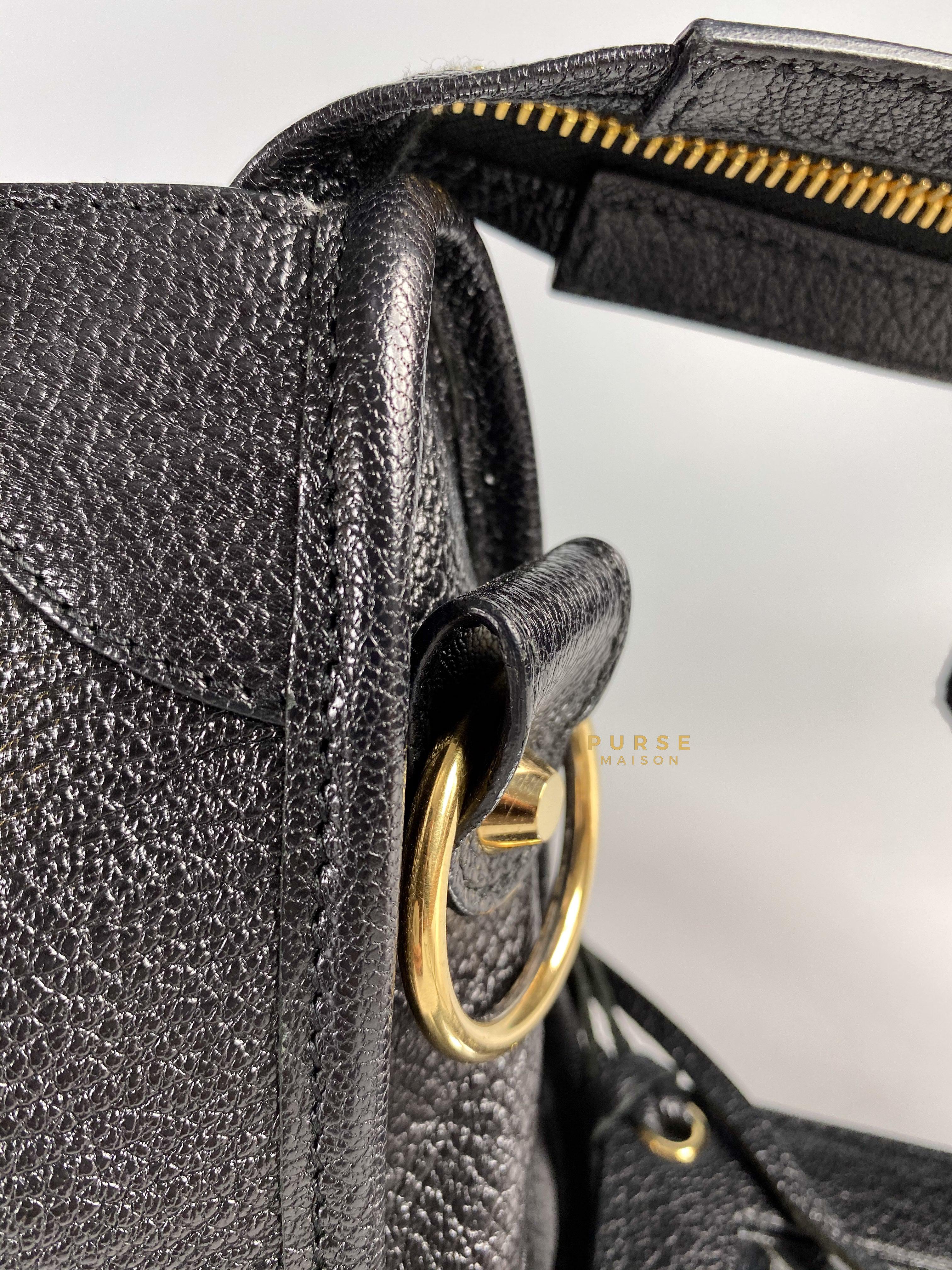 Balenciaga City Metallic Edge Mini Black Goatskin and Gold Hardware | Purse Maison Luxury Bags Shop