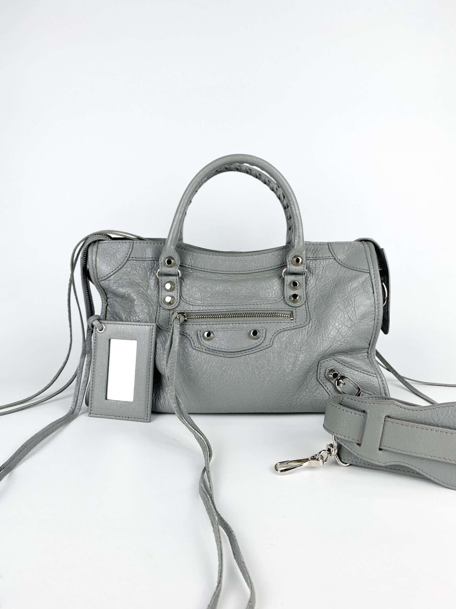 Balenciaga Classic city Small Bag in lambskin silver hardware