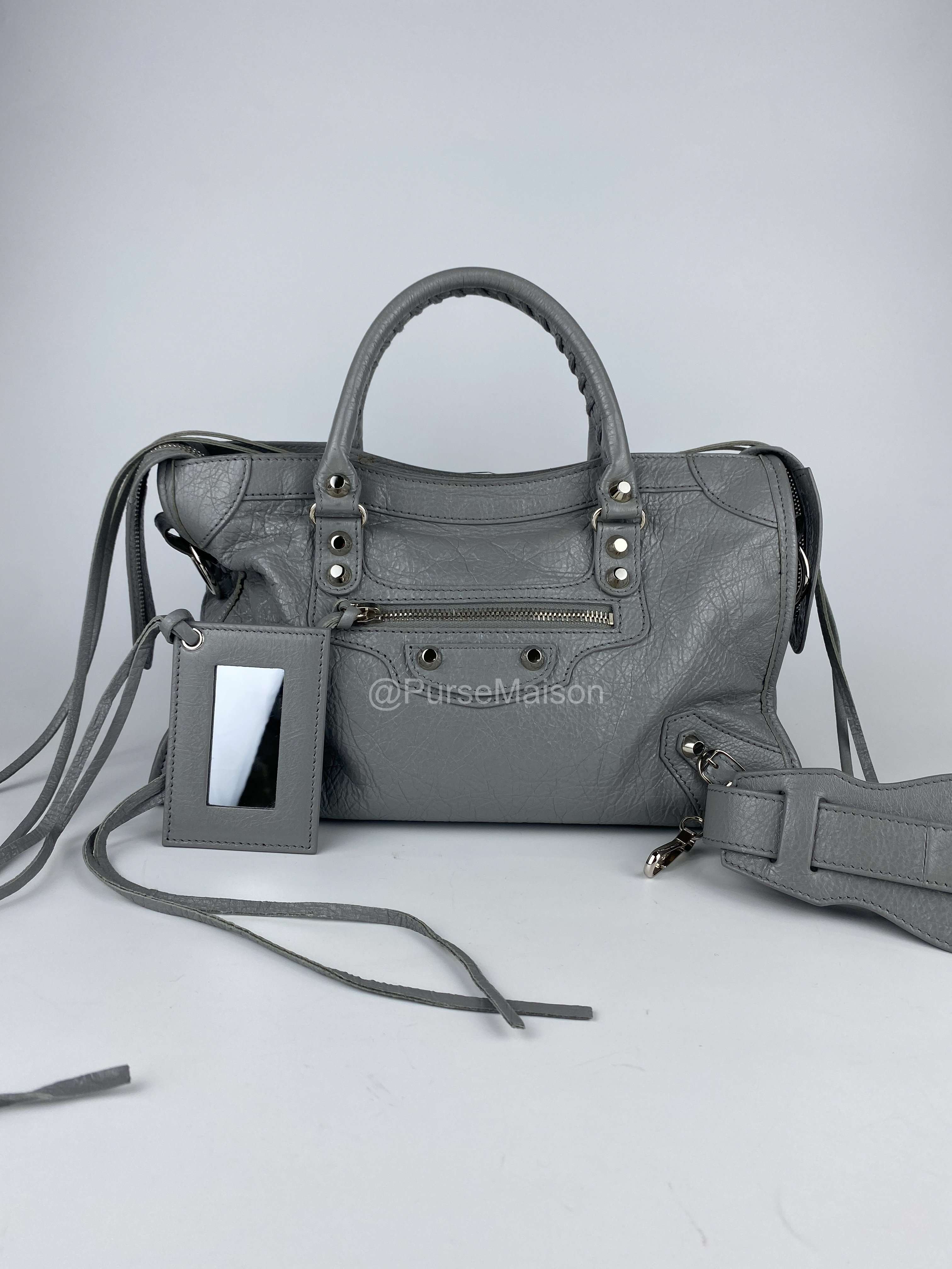 Balenciaga Classic city Small Bag in lambskin silver hardware