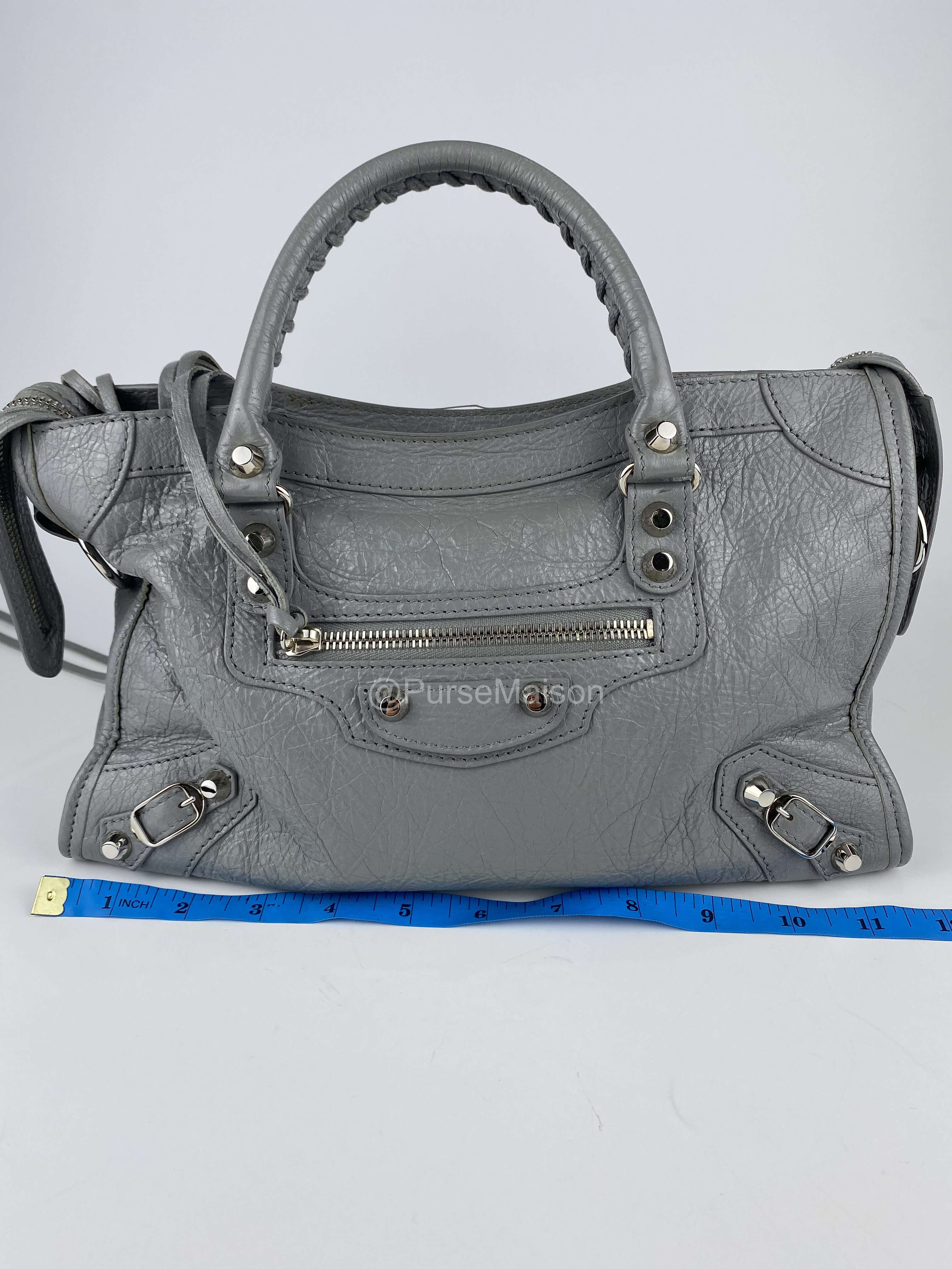 Balenciaga Classic city Small Bag in lambskin silver hardware