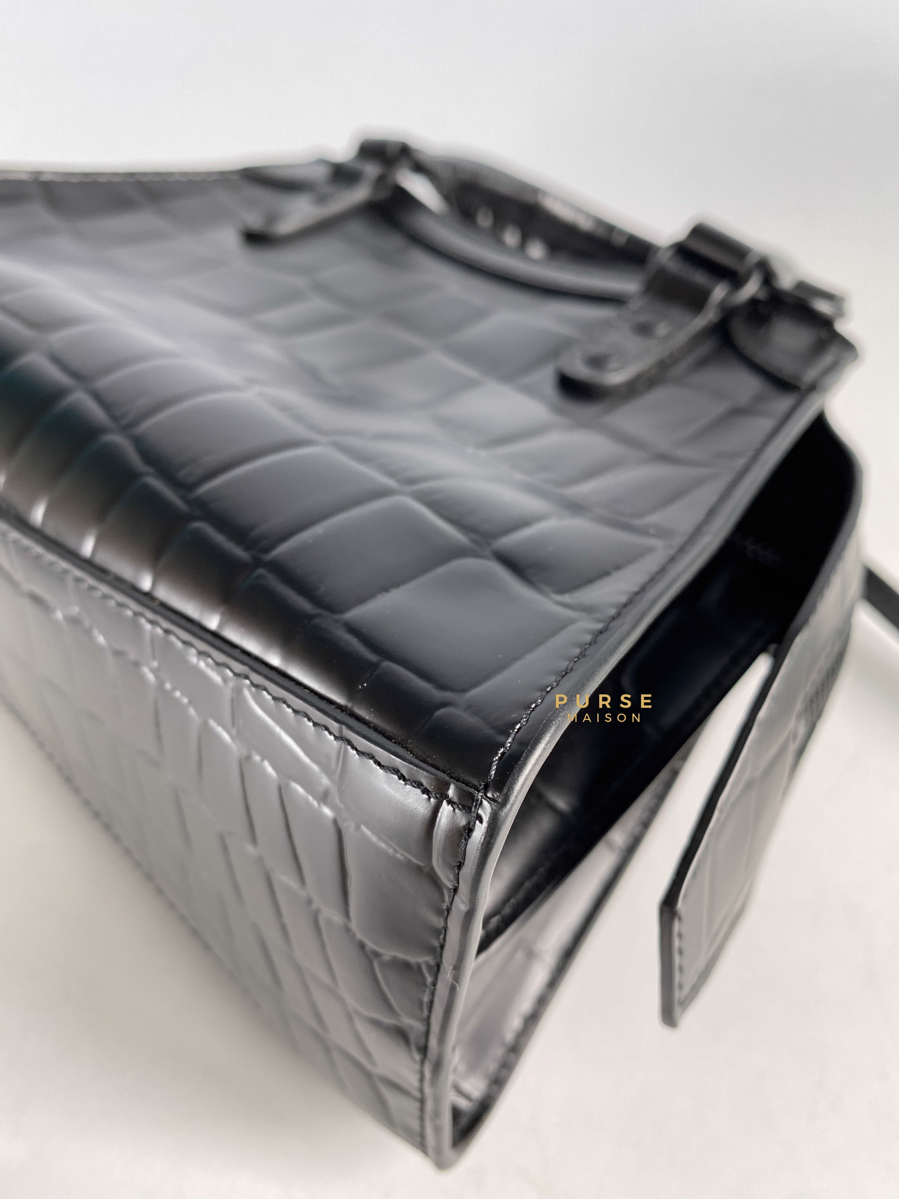 Balenciaga Croc Mini Neo Classic So Black | Purse Maison Luxury Bags Shop